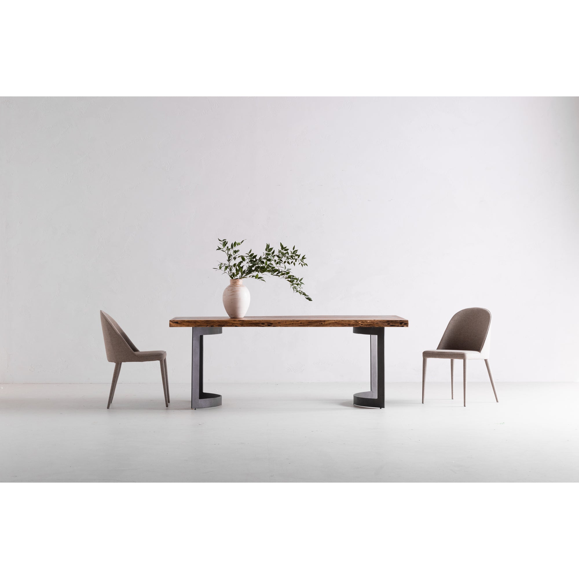 Bent Dining Table Extra Small Brown