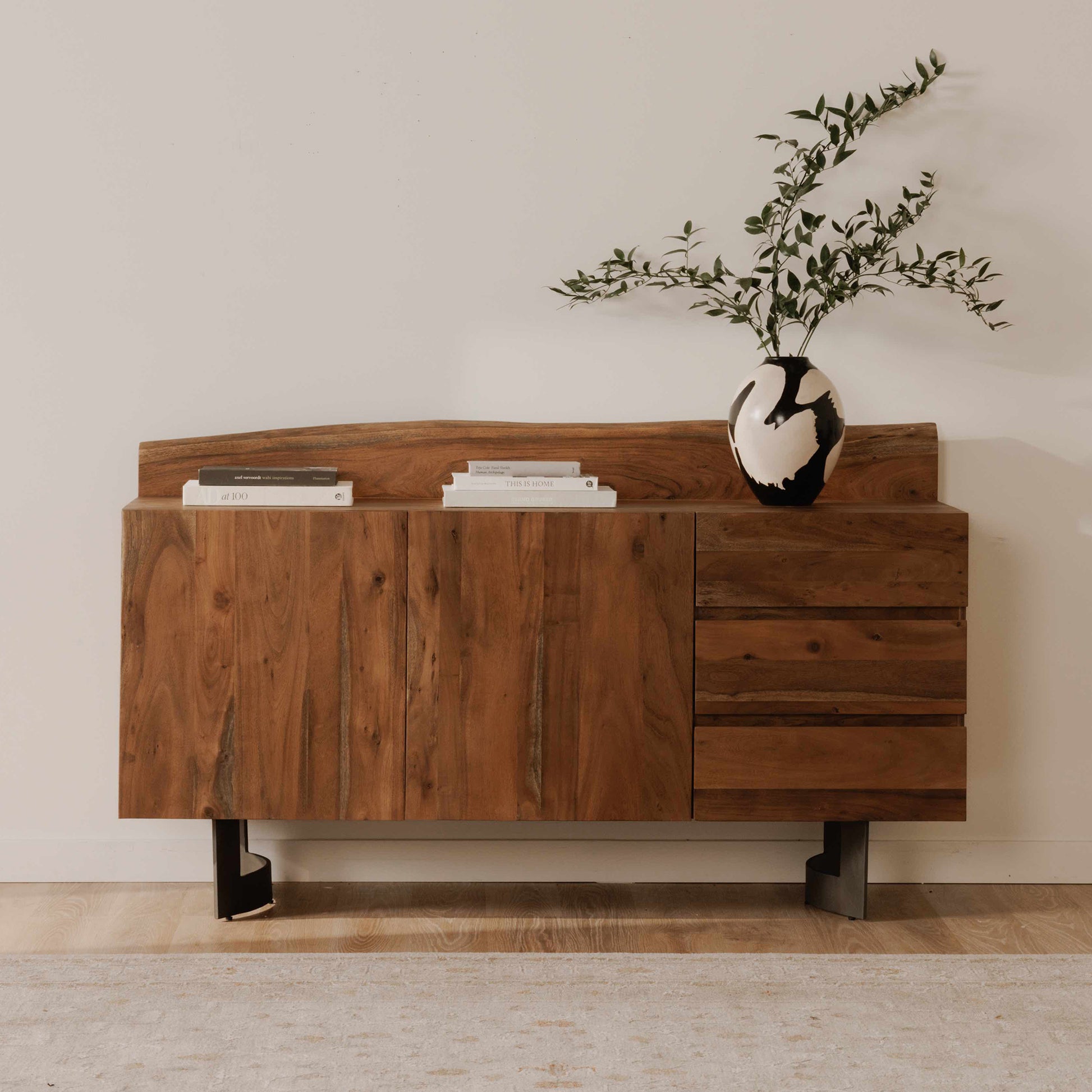Bent Sideboard Brown - Central Designs
