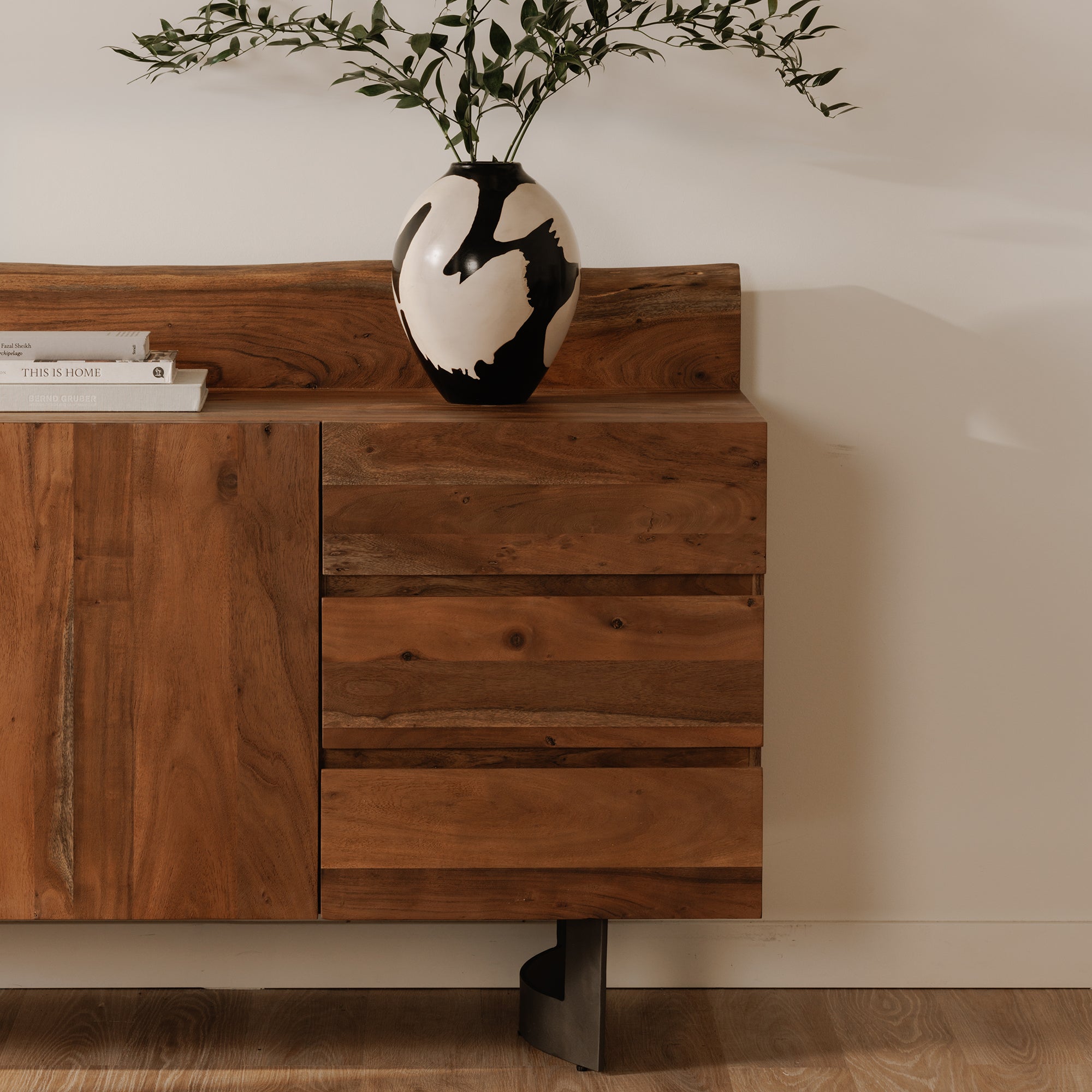 Bent Sideboard Brown - Central Designs