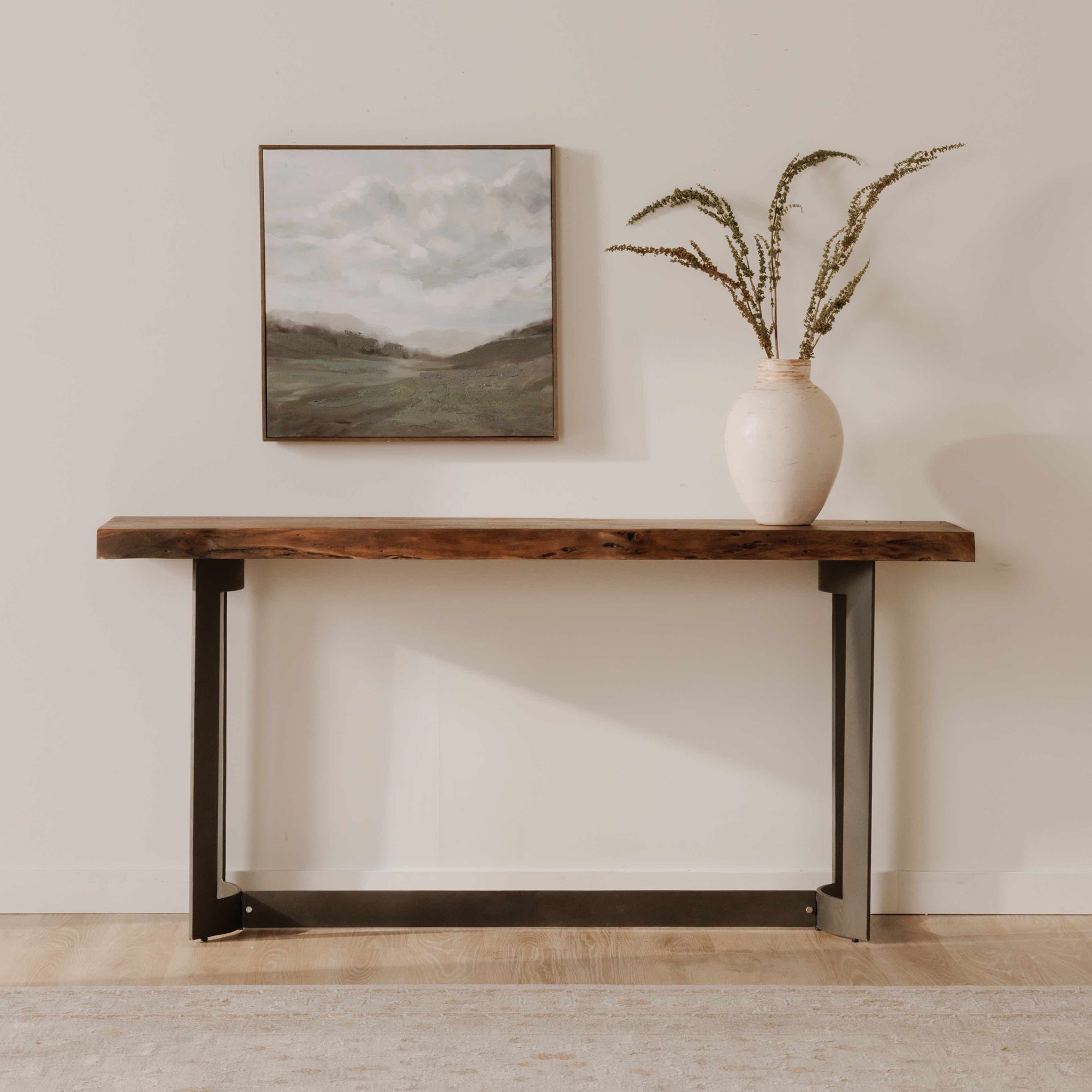 Bent Console Table Brown - Central Designs