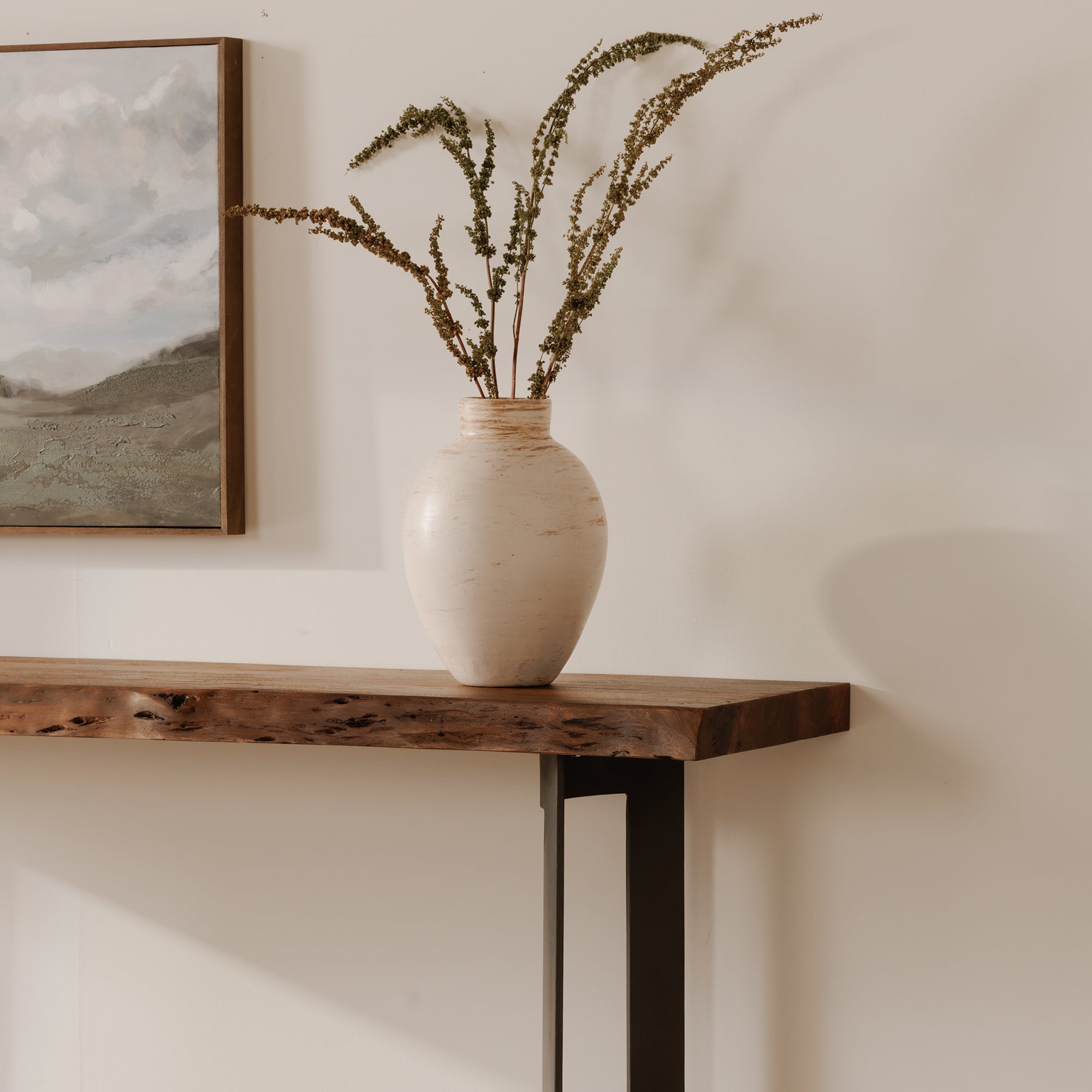 Bent Console Table Brown - Central Designs