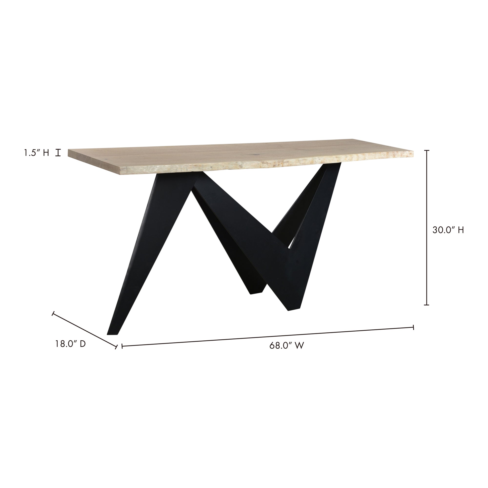 Bird Console Table Natural - Central Designs