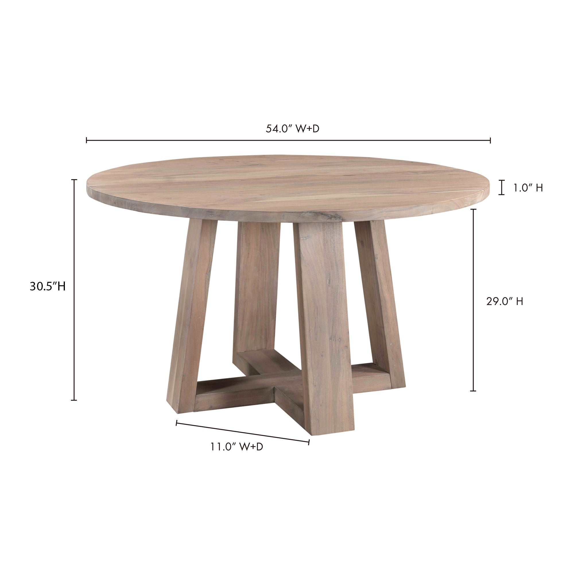 Tanya Dining Table Light Grey