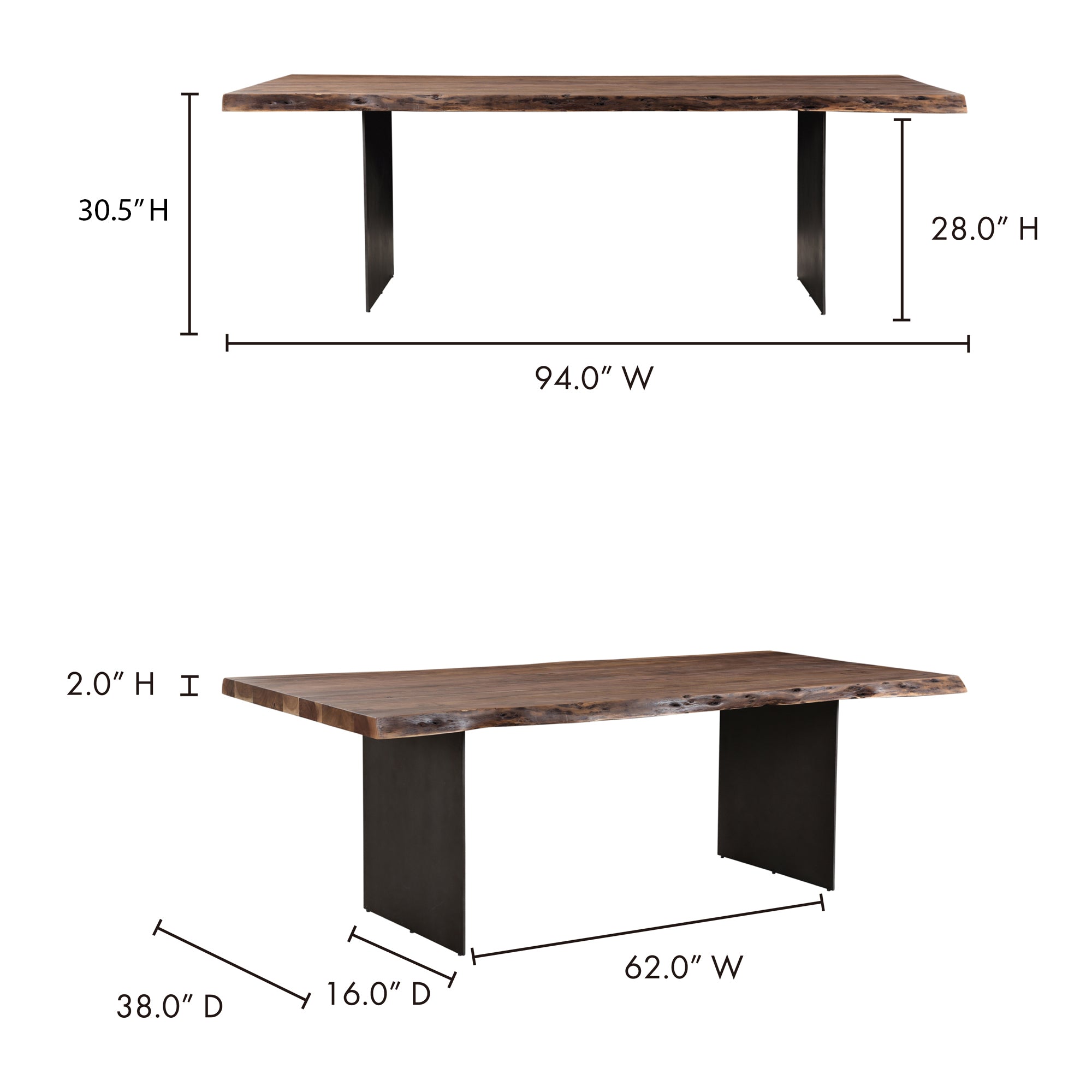 Howell Dining Table Natural