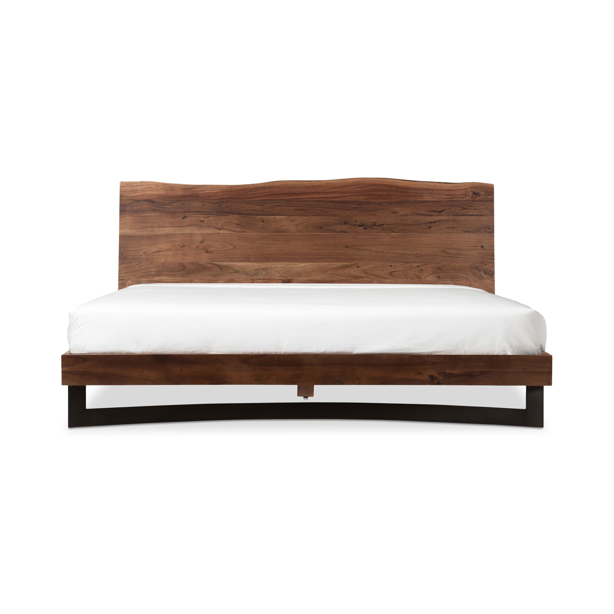 Bent King Size Bed Brown