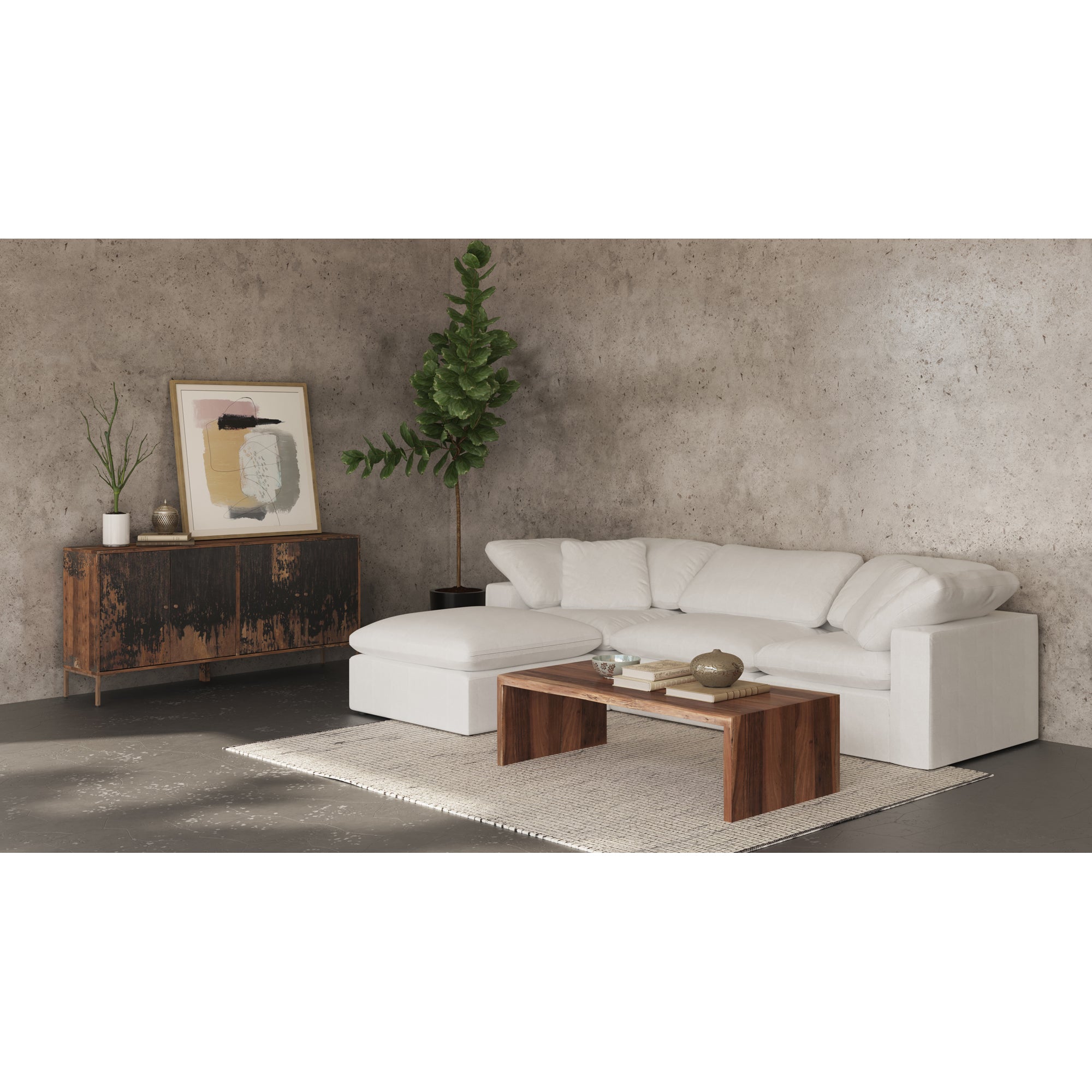 Tyrell Coffee Table Natural Brown - Central Designs