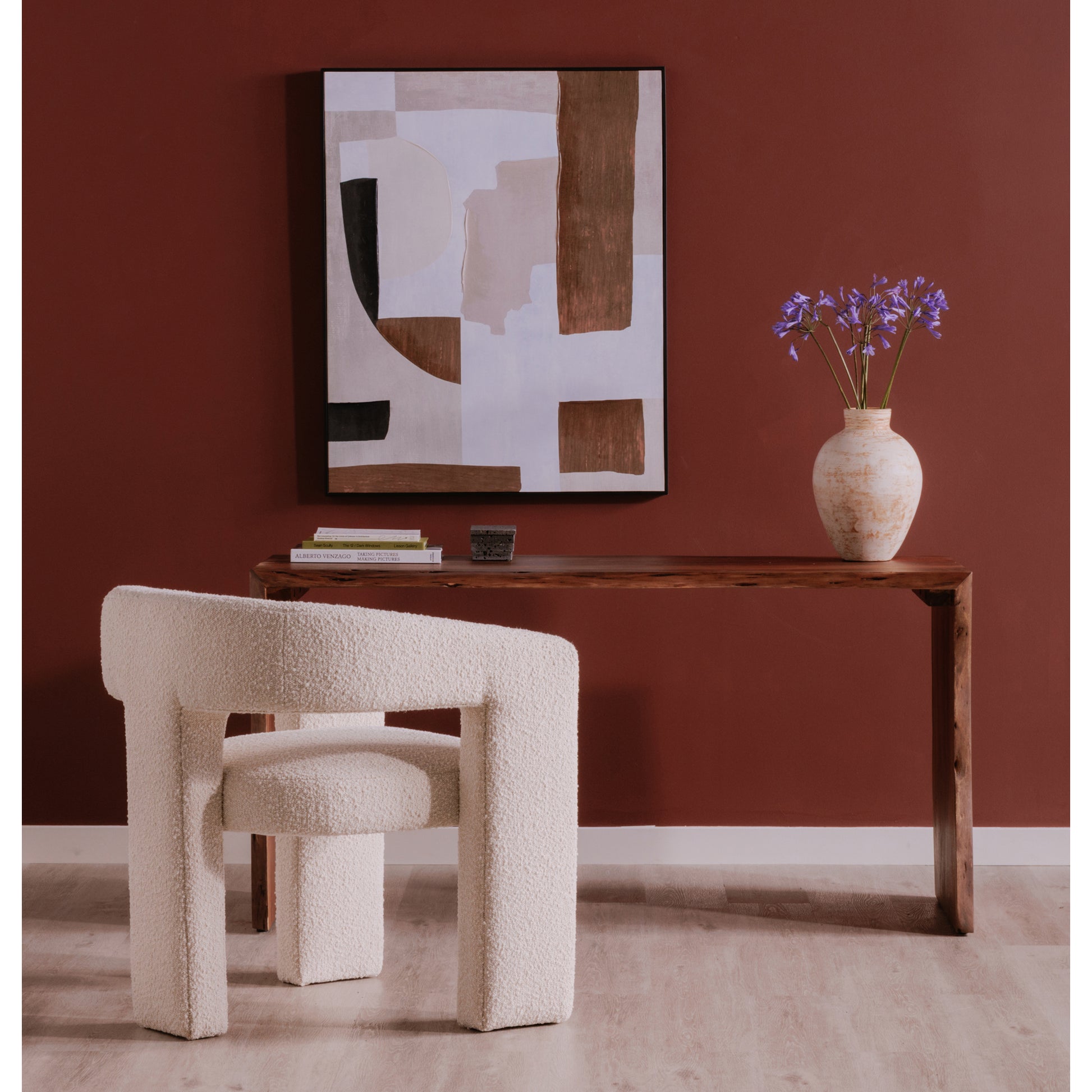 Tyrell Desk Natural Brown - Central Designs