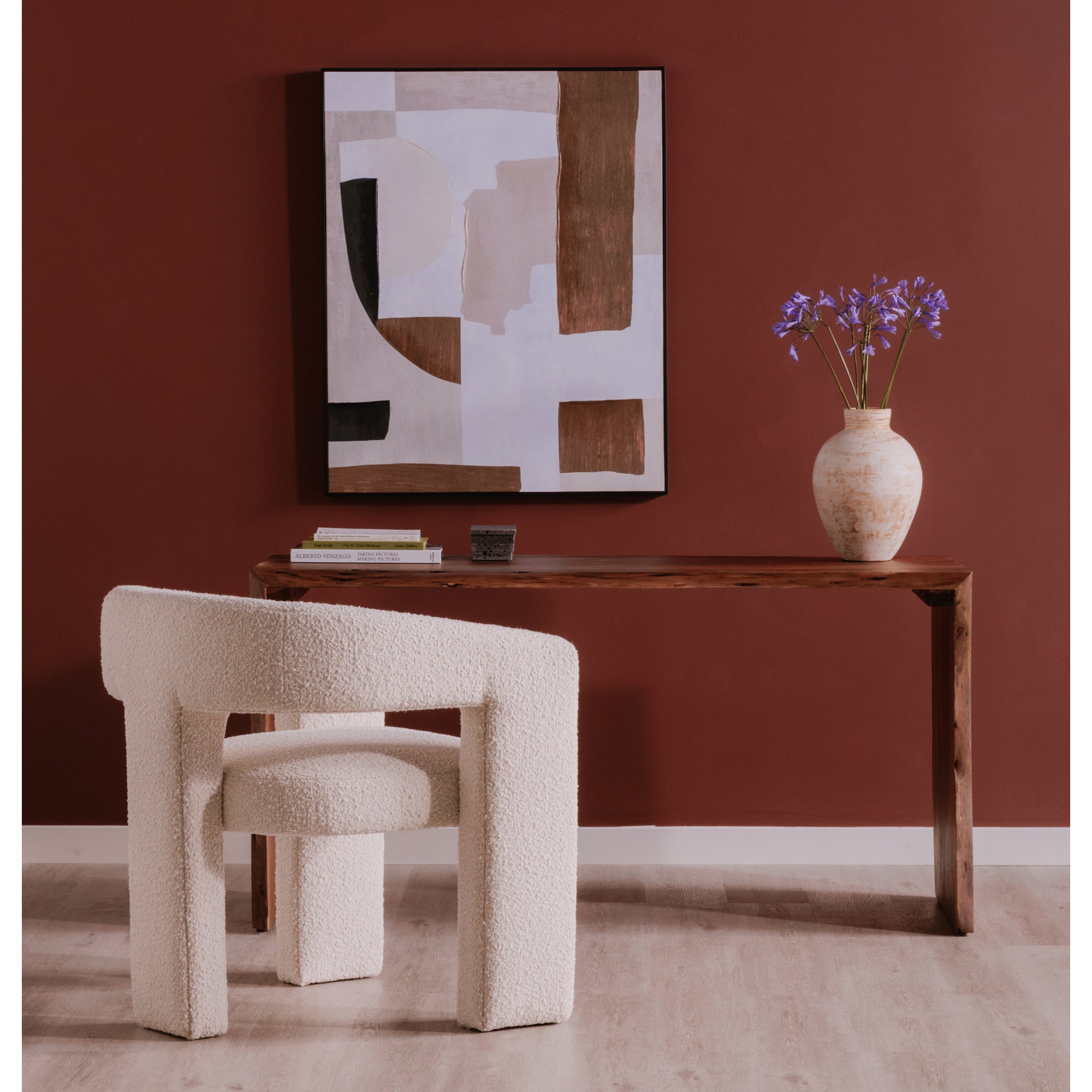 Tyrell Desk Natural Brown - Central Designs