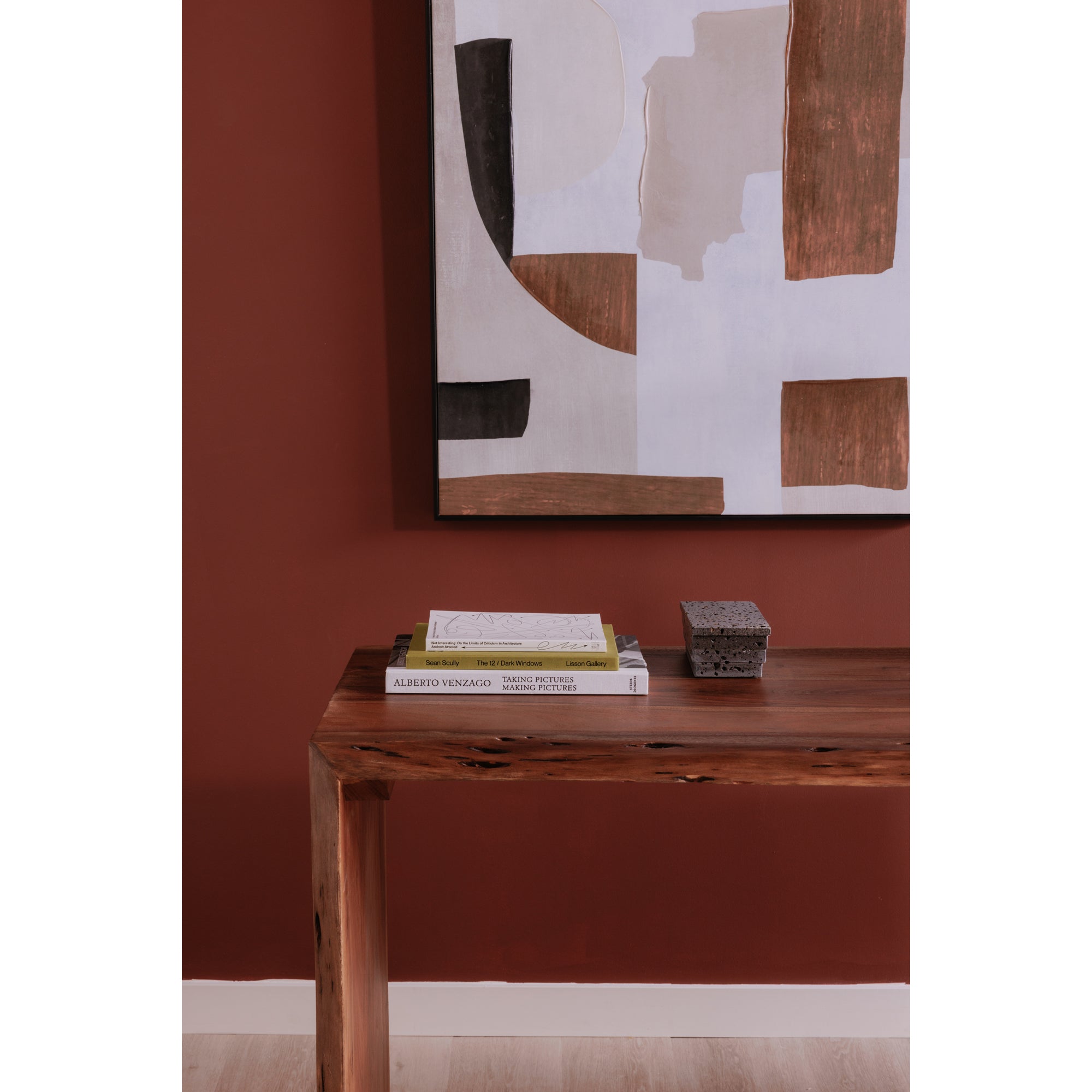 Tyrell Desk Natural Brown - Central Designs