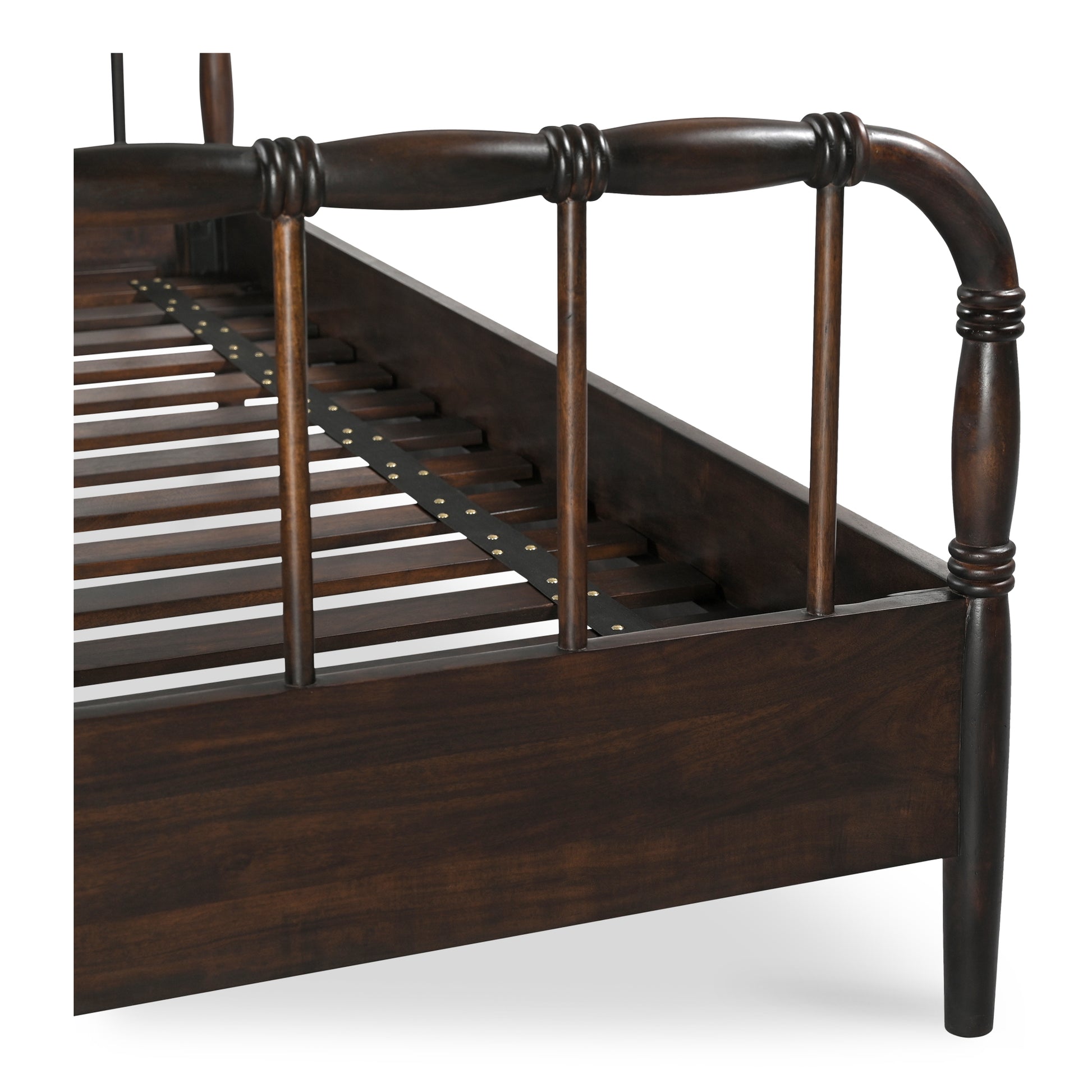 Vivian Queen Bed Dark Brown - Central Designs