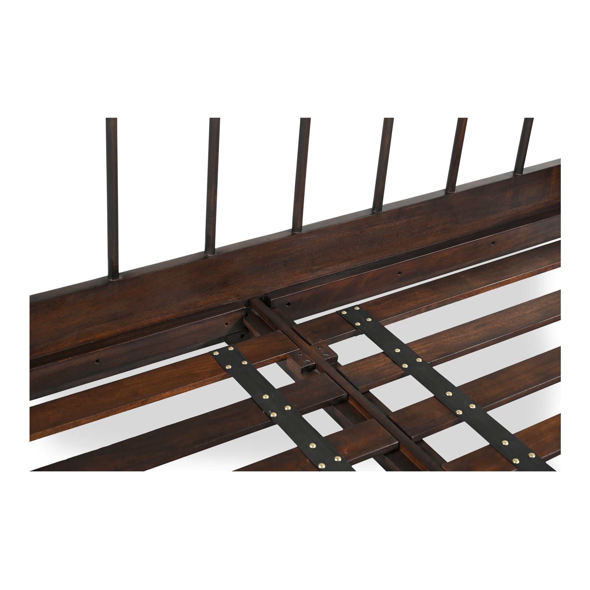 Vivian Queen Bed Dark Brown - Central Designs