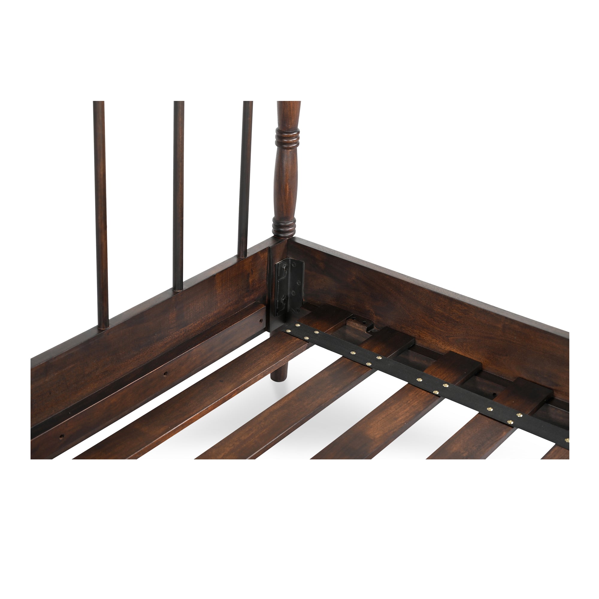 Vivian Queen Bed Dark Brown - Central Designs