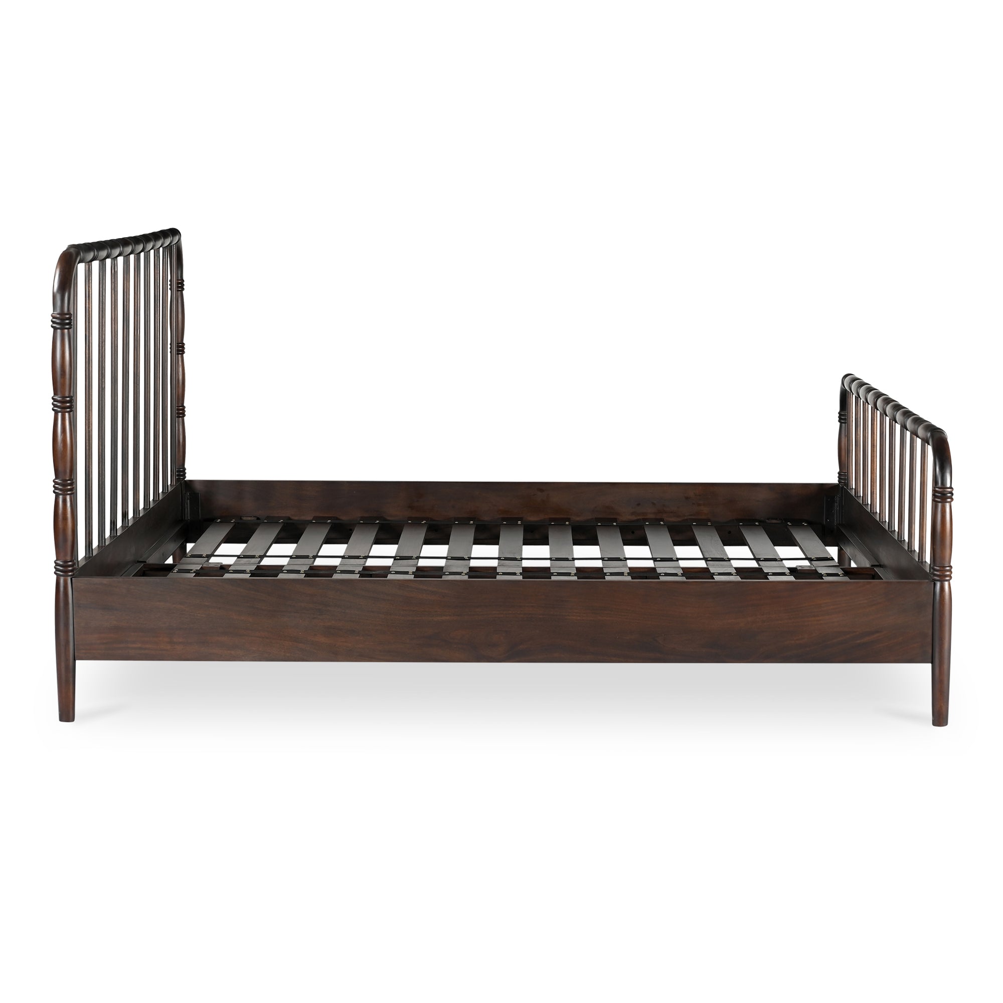 Vivian Queen Bed Dark Brown - Central Designs