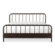 Vivian Queen Bed Dark Brown - Central Designs