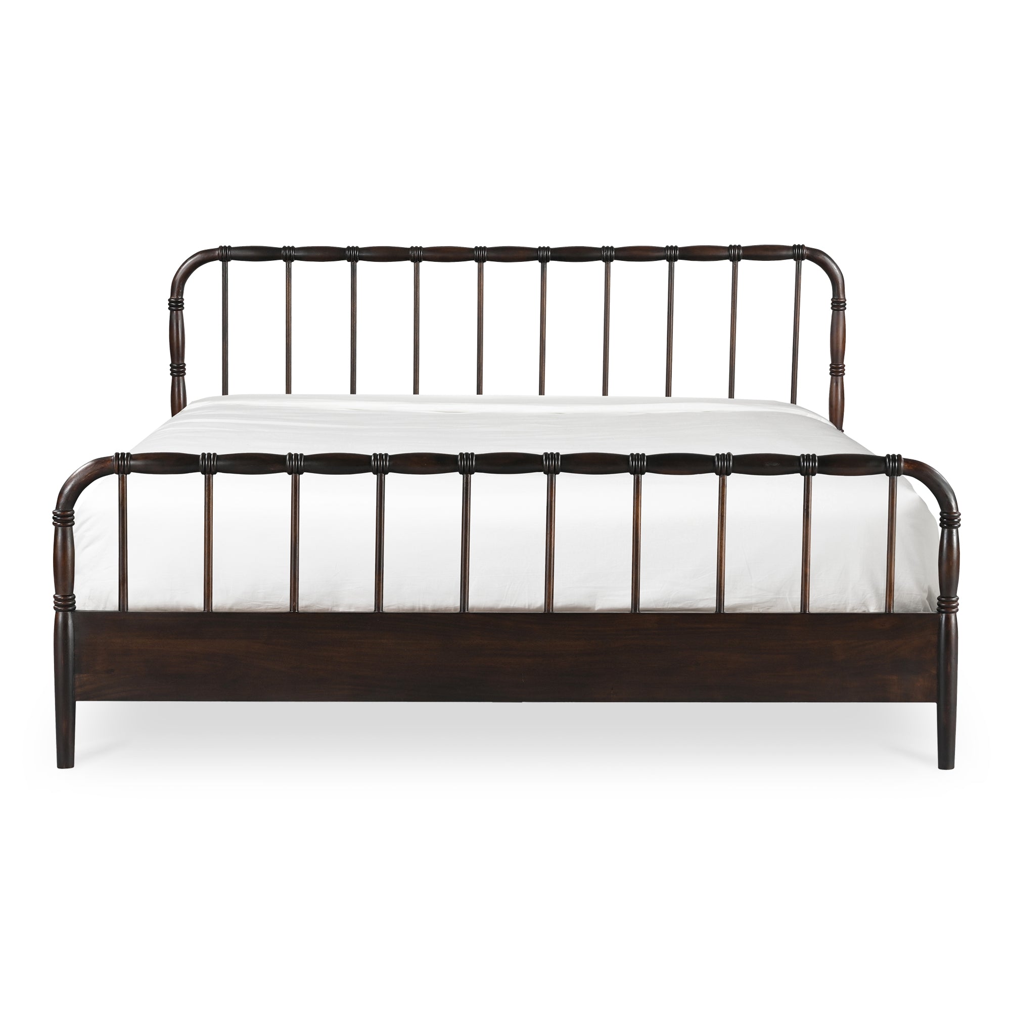 Vivian Queen Bed Dark Brown - Central Designs