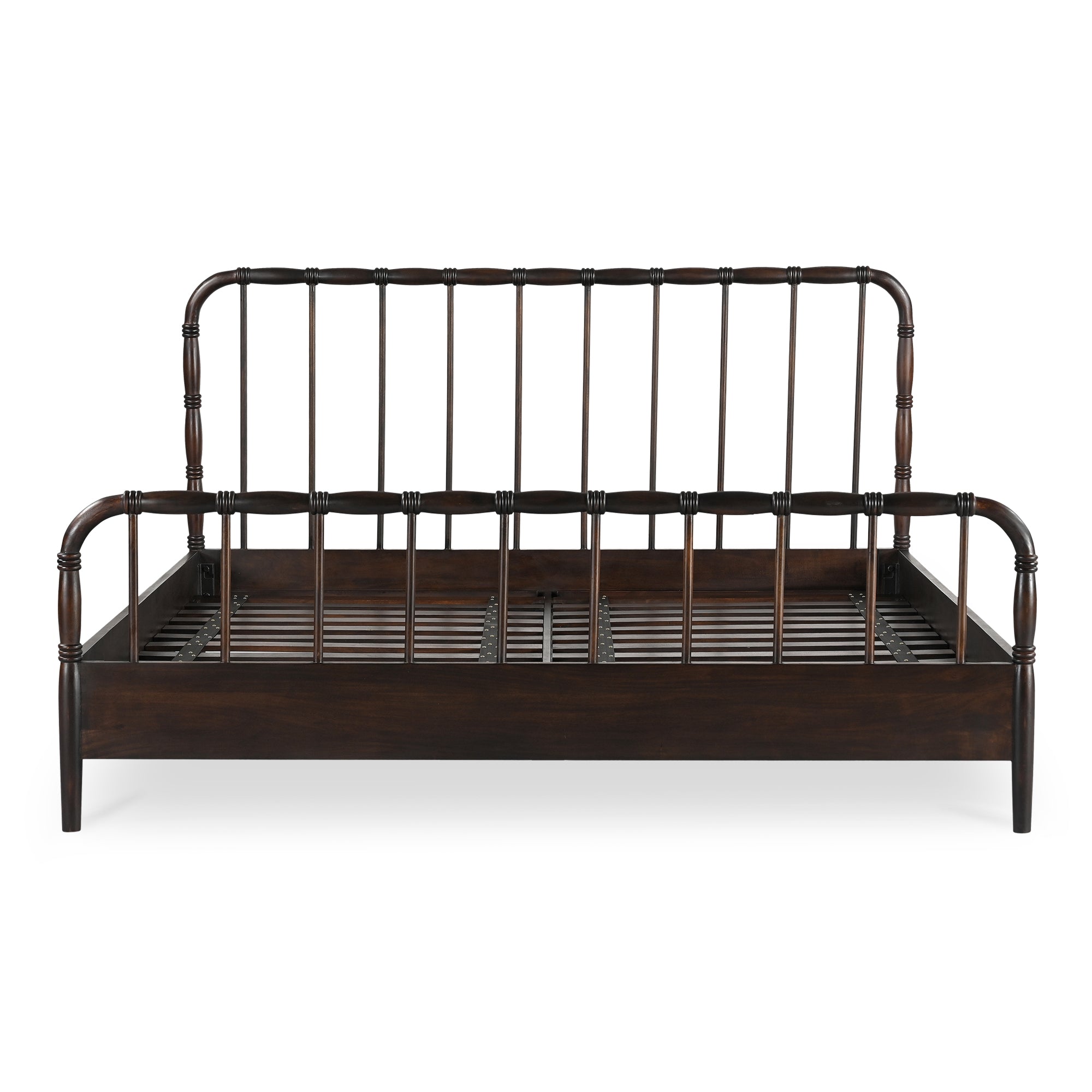 Vivian King Bed Dark Brownn