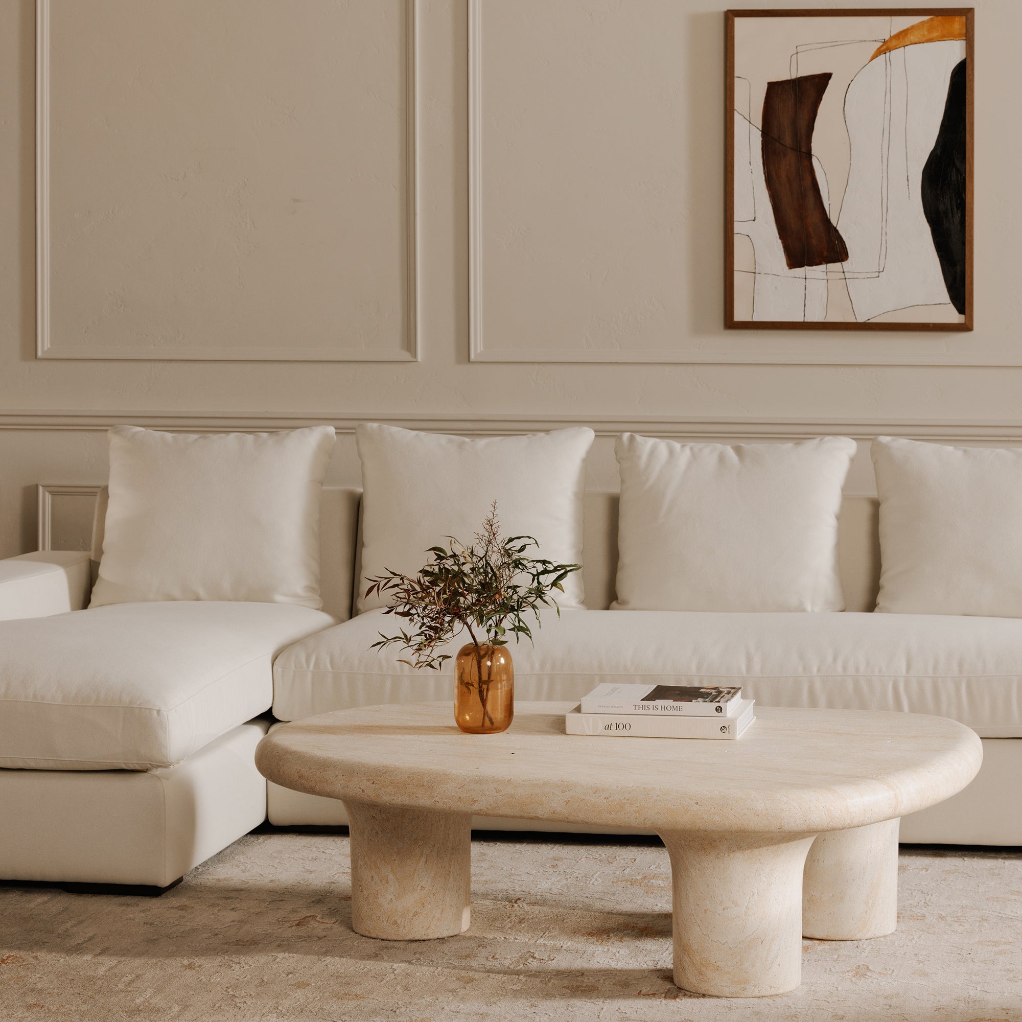 Warby Outdoor Coffee Table beige - Central Designs