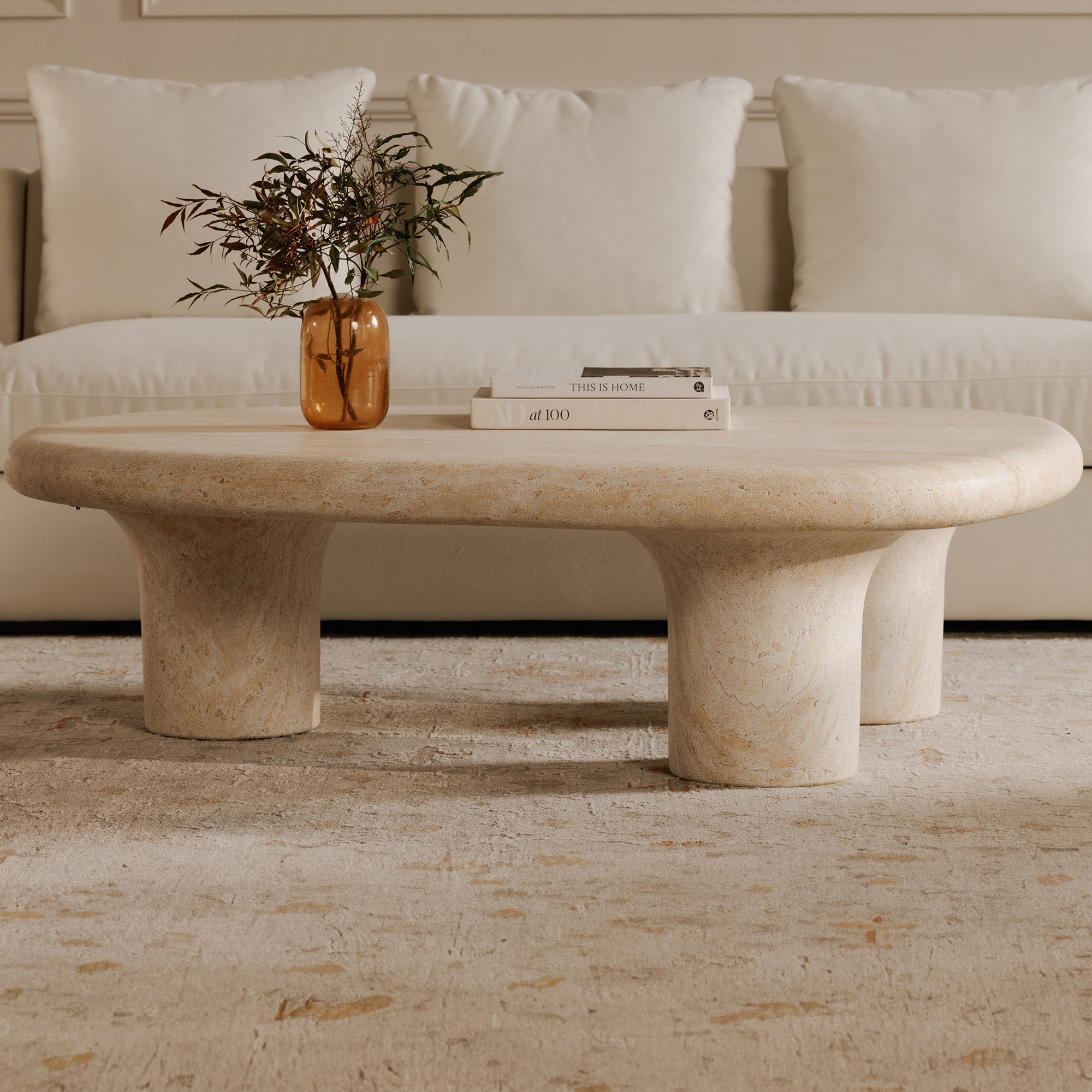 Warby Outdoor Coffee Table beige - Central Designs