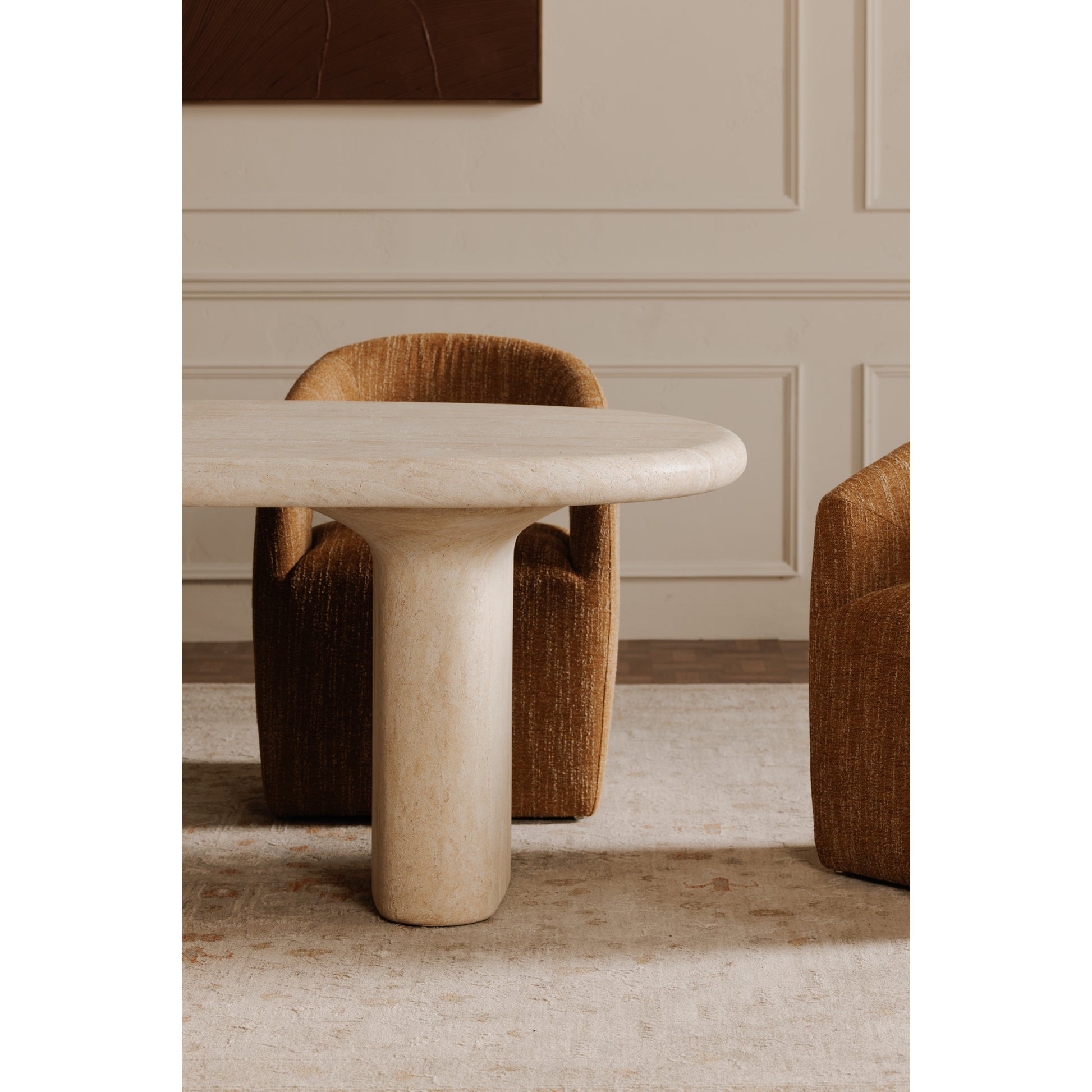 Warby Outdoor Dining Table Beige - Central Designs