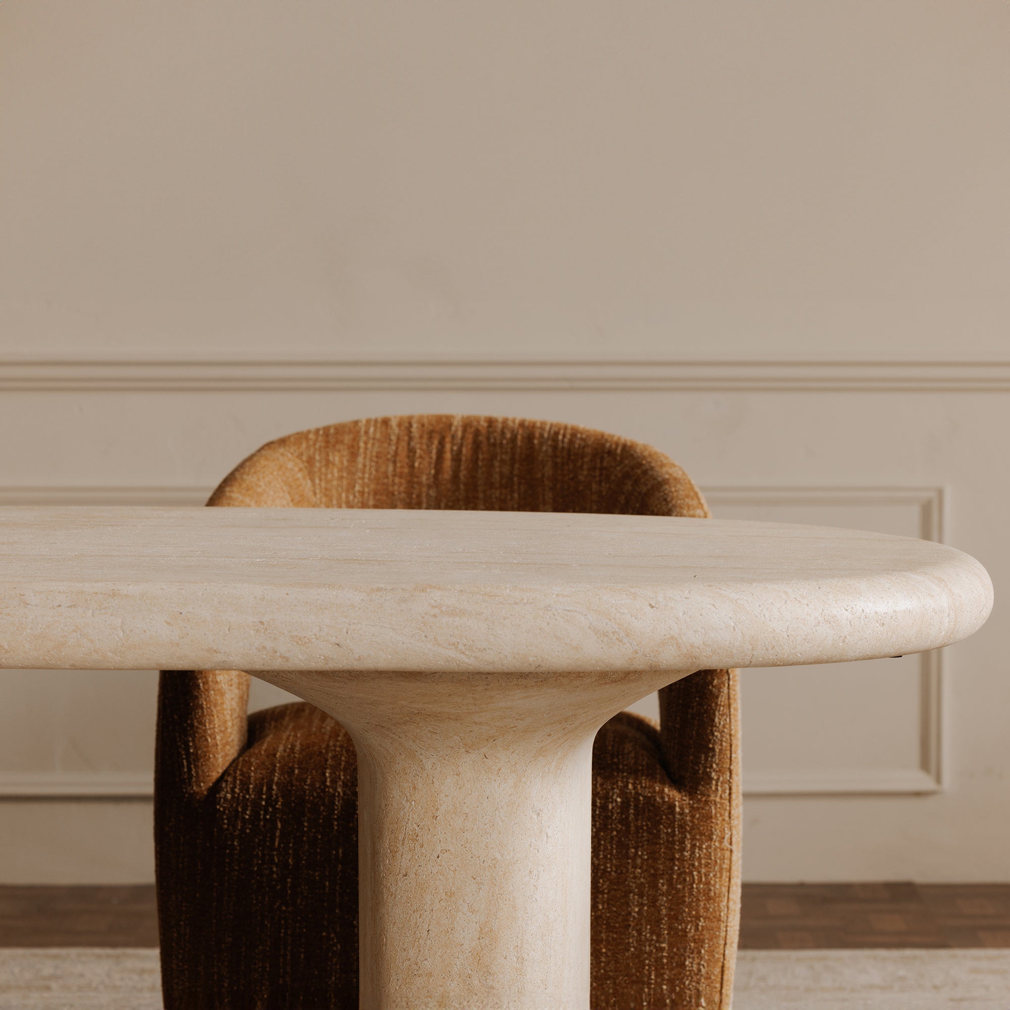 Warby Outdoor Dining Table Beige - Central Designs