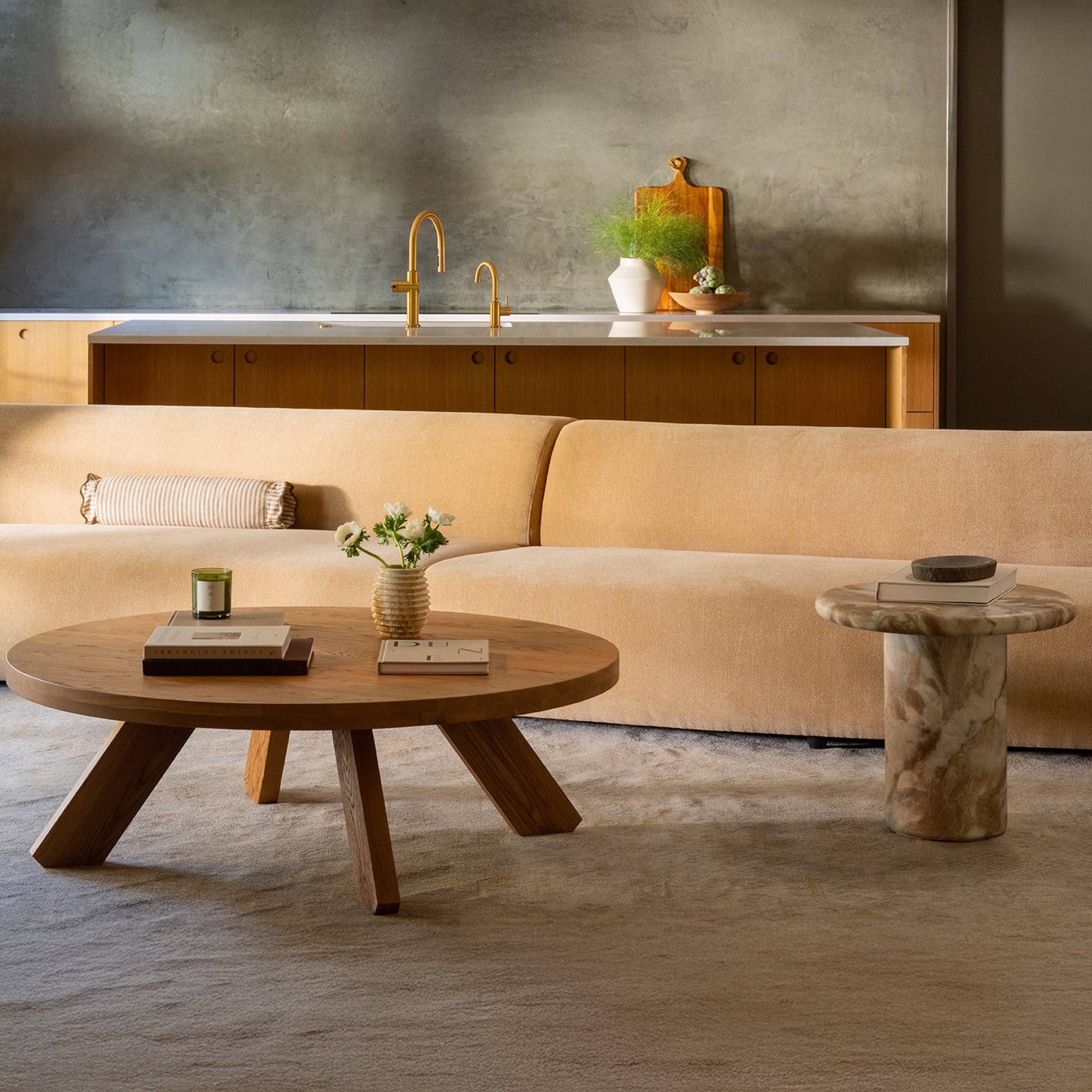 Frida Outdoor Side Table Brown