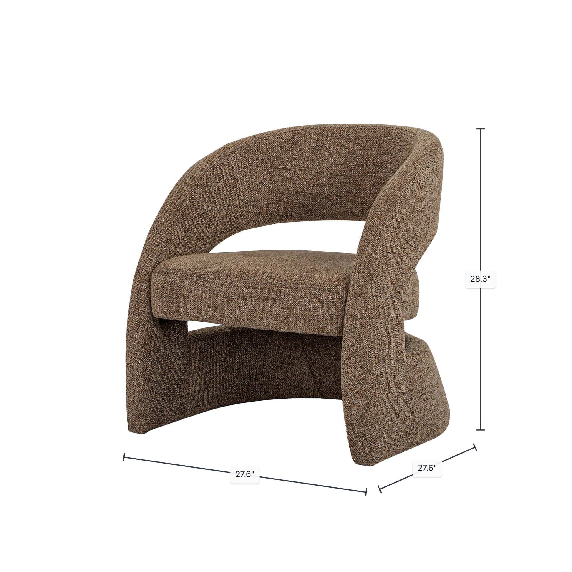 Virgo Club Chair - Chocolate - Central Designs