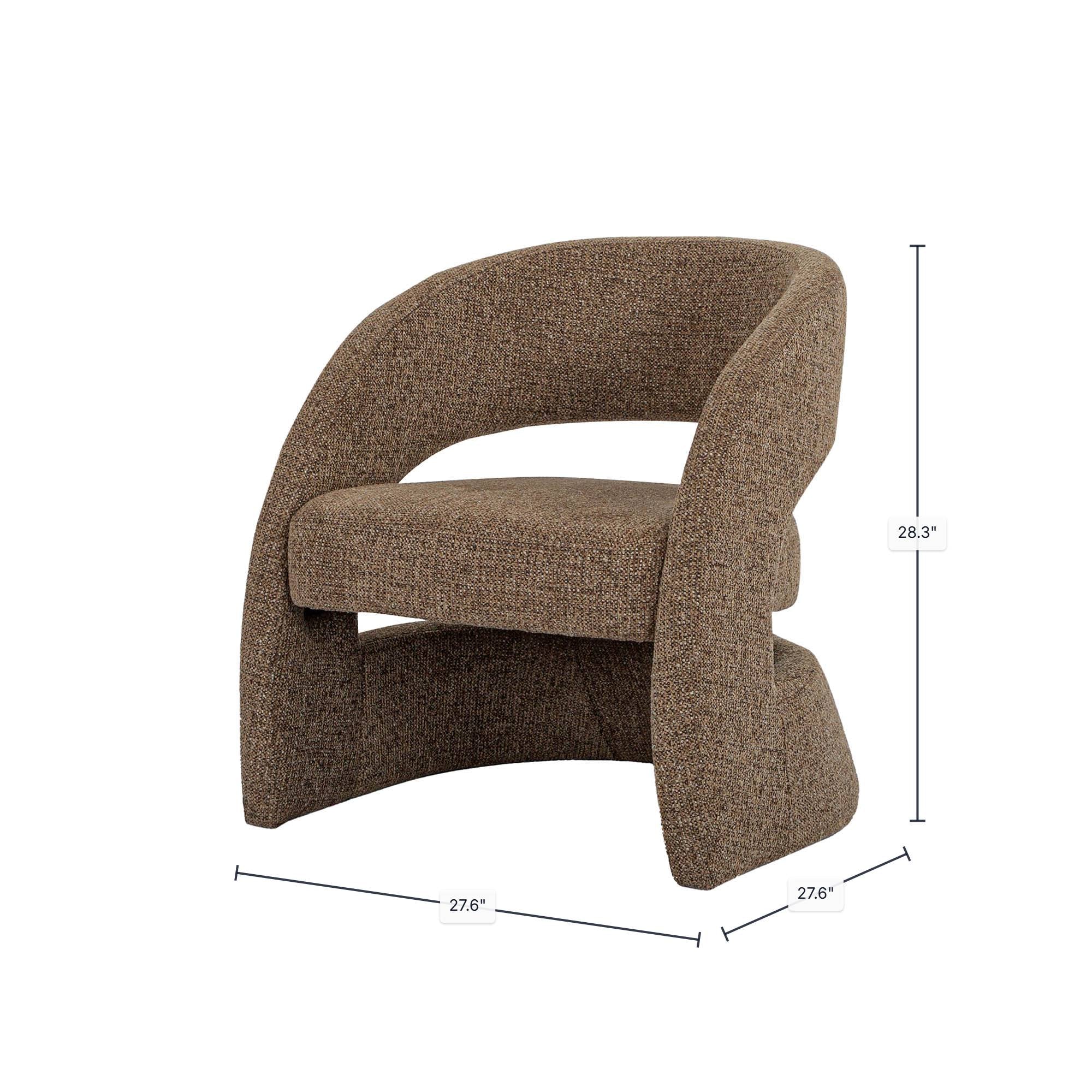 Virgo Club Chair - Chocolate - Central Designs
