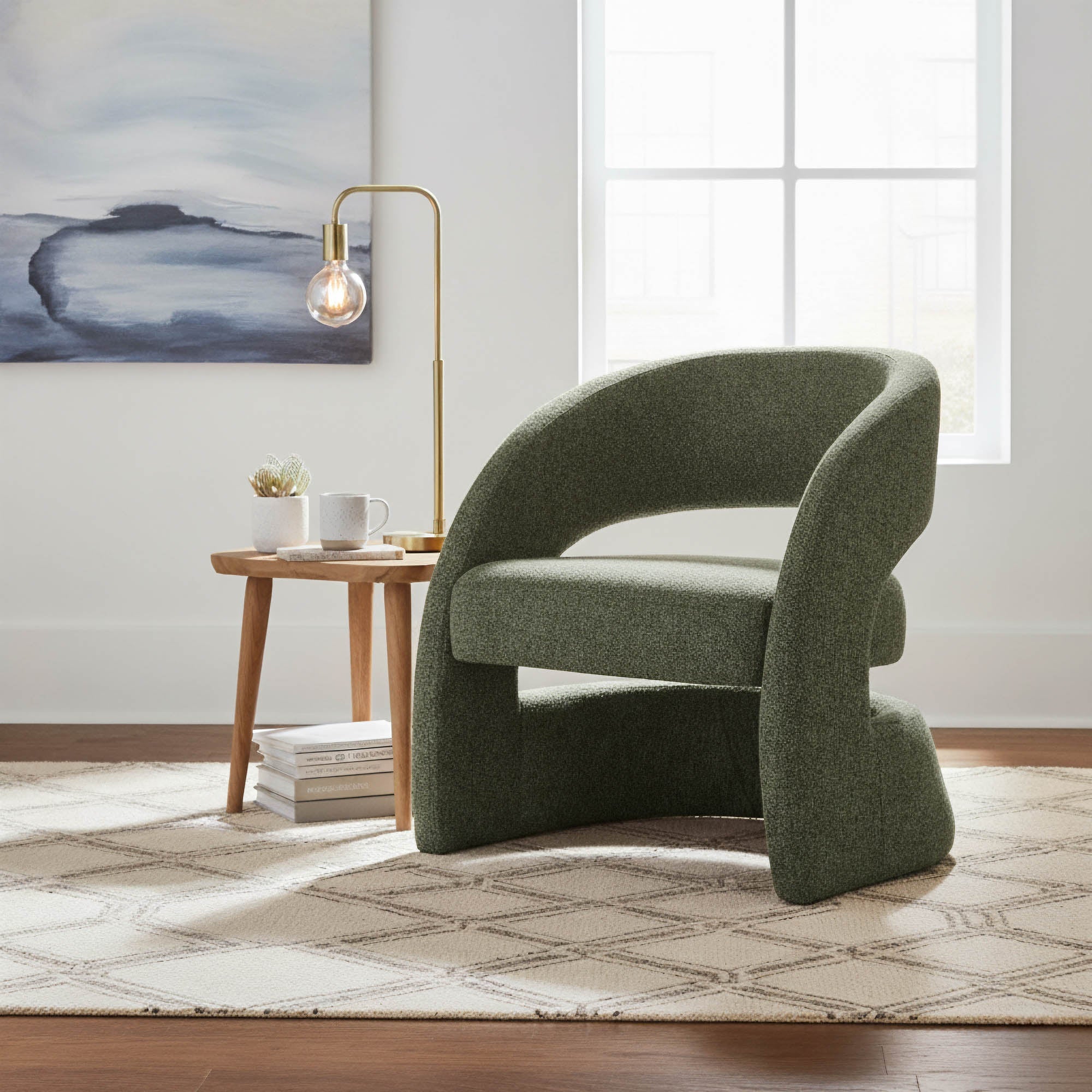 Virgo Club Chair - Verde - Central Designs