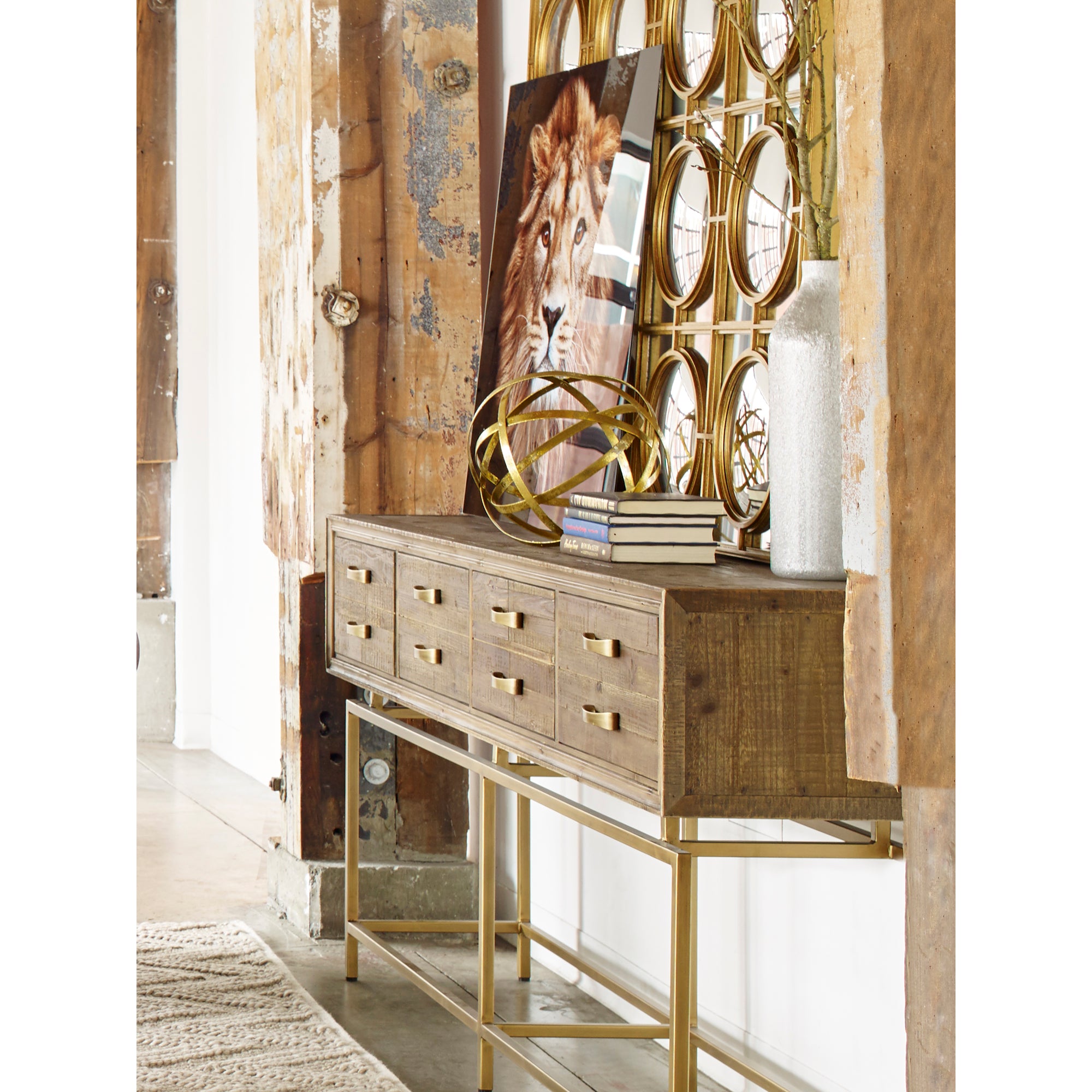 Annecy Console Table Natural - Central Designs