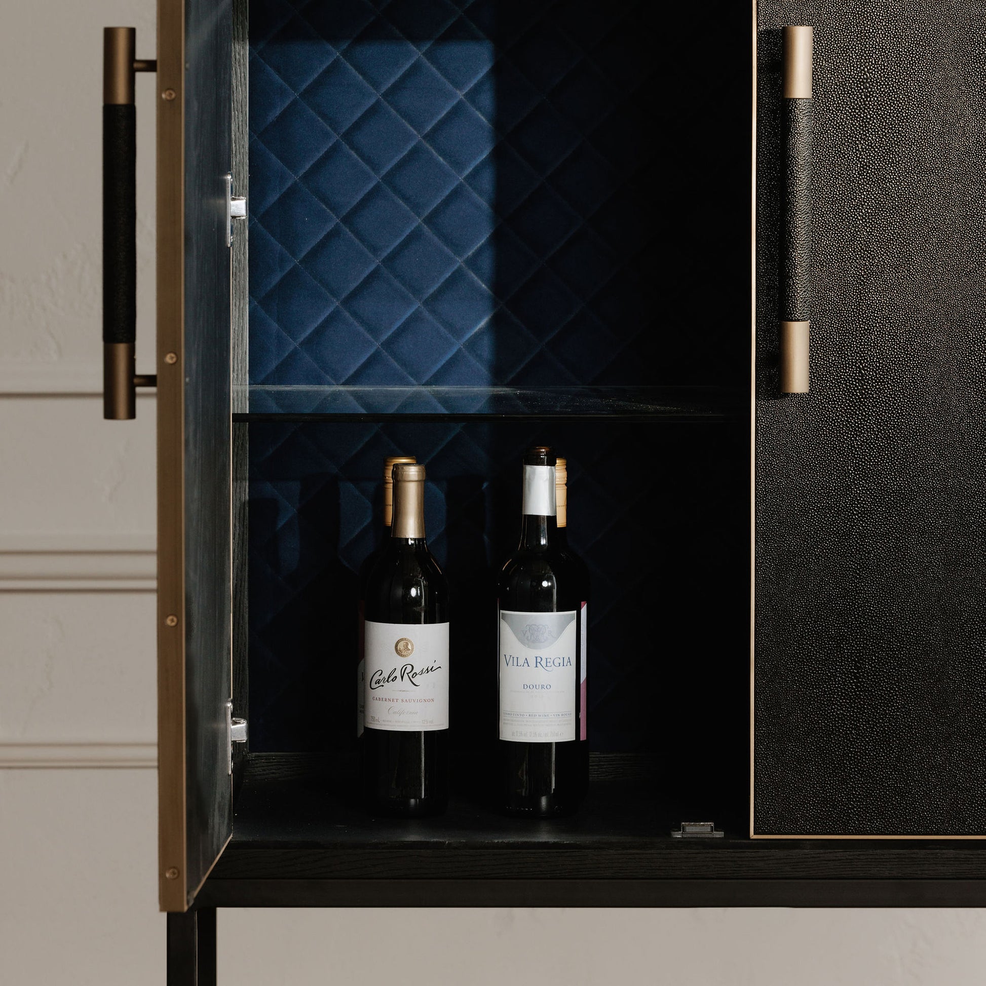 Mako Bar Cabinet Black - Central Designs
