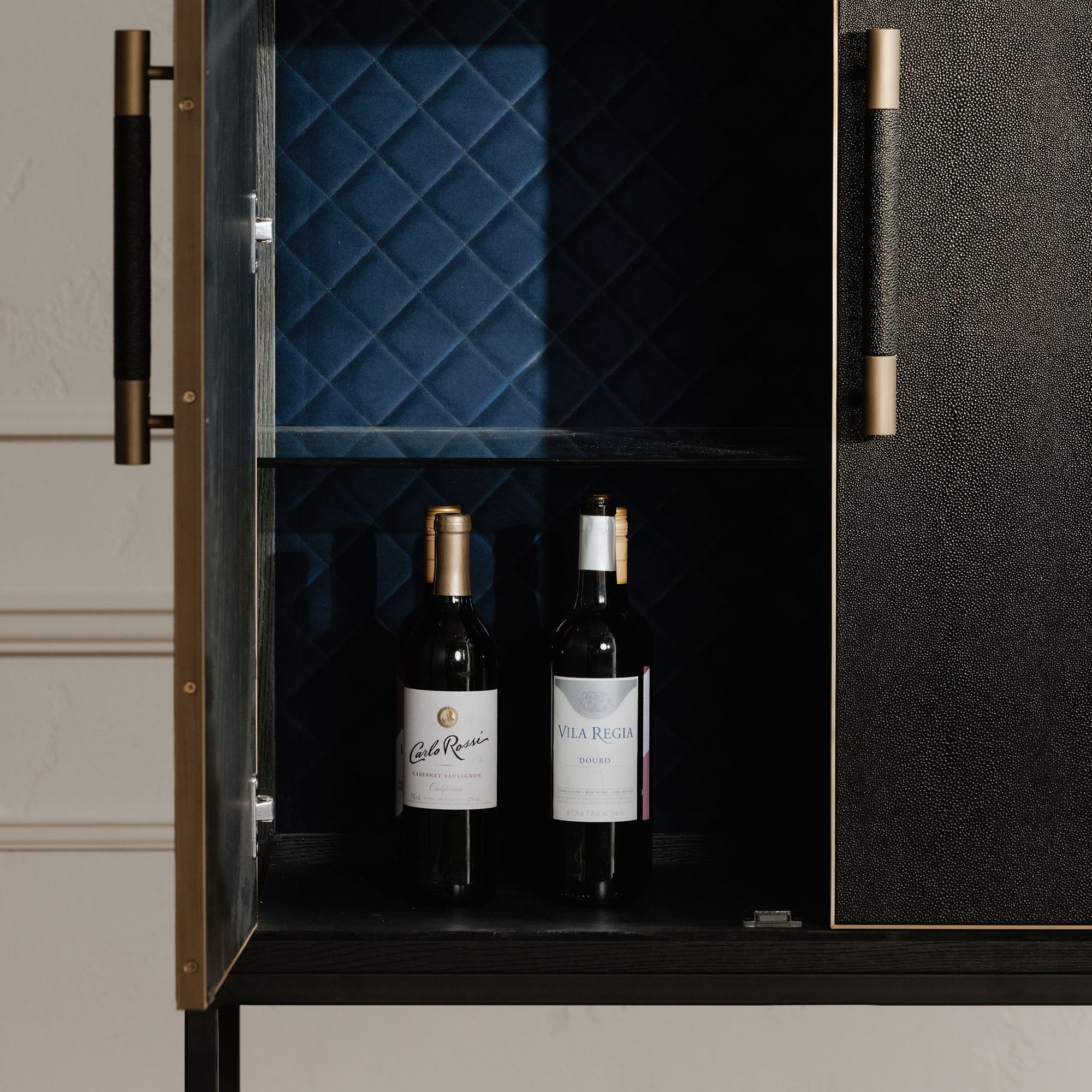 Mako Bar Cabinet Black - Central Designs