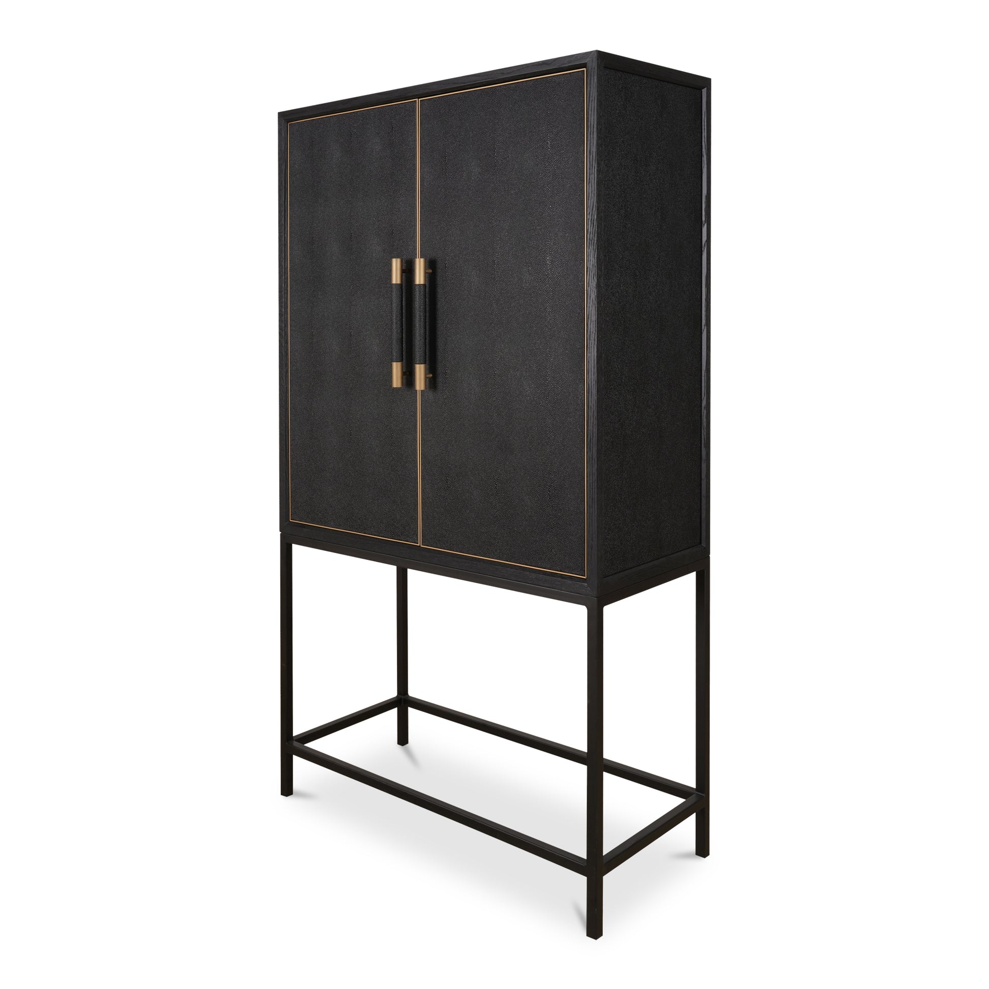 Mako Bar Cabinet Black - Central Designs
