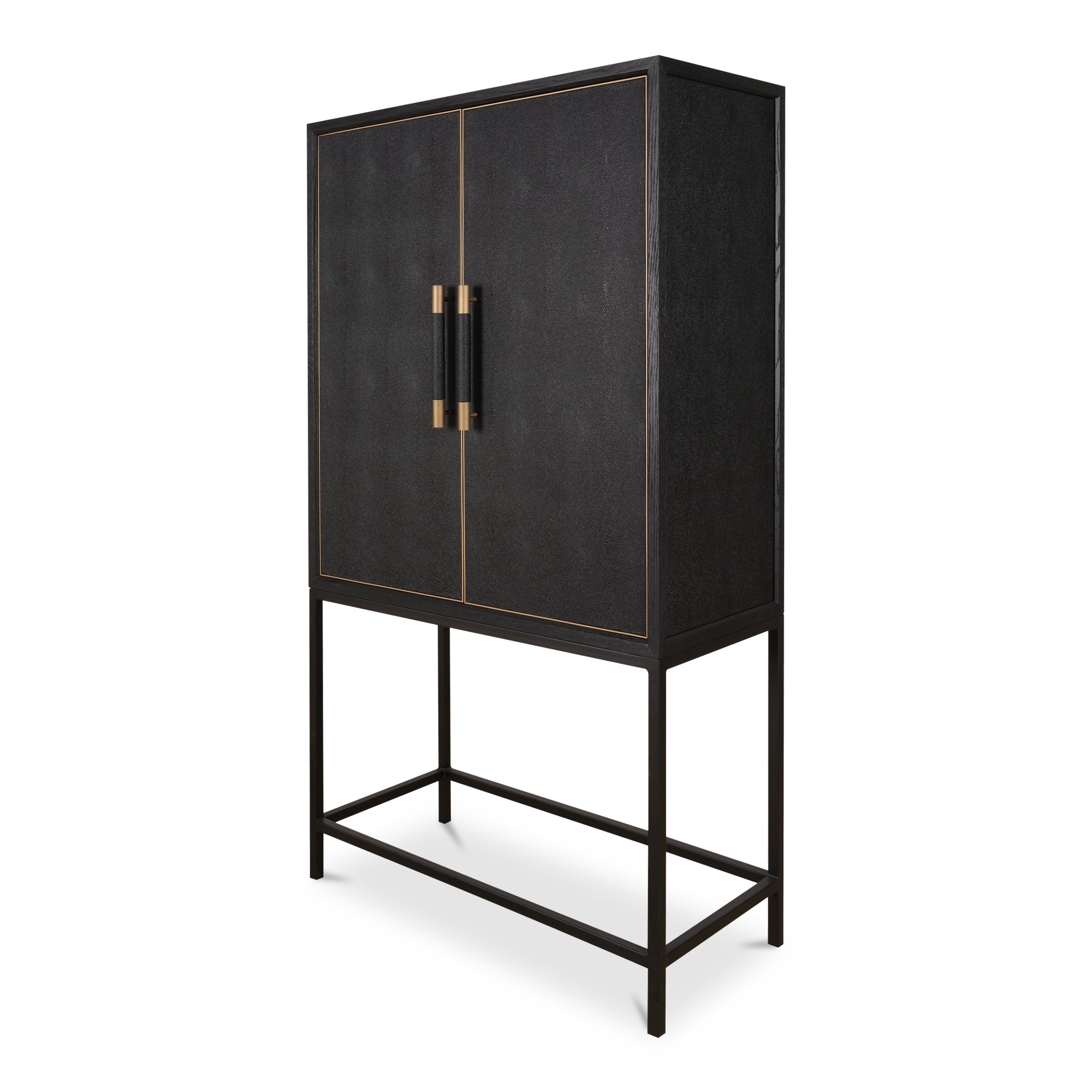 Mako Bar Cabinet Black - Central Designs