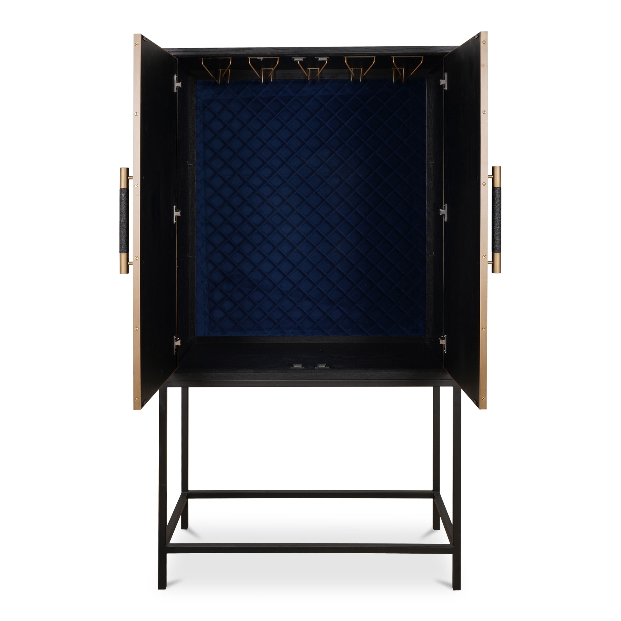 Mako Bar Cabinet Black - Central Designs