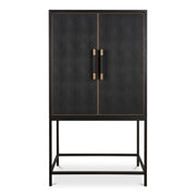 Mako Bar Cabinet Black - Central Designs