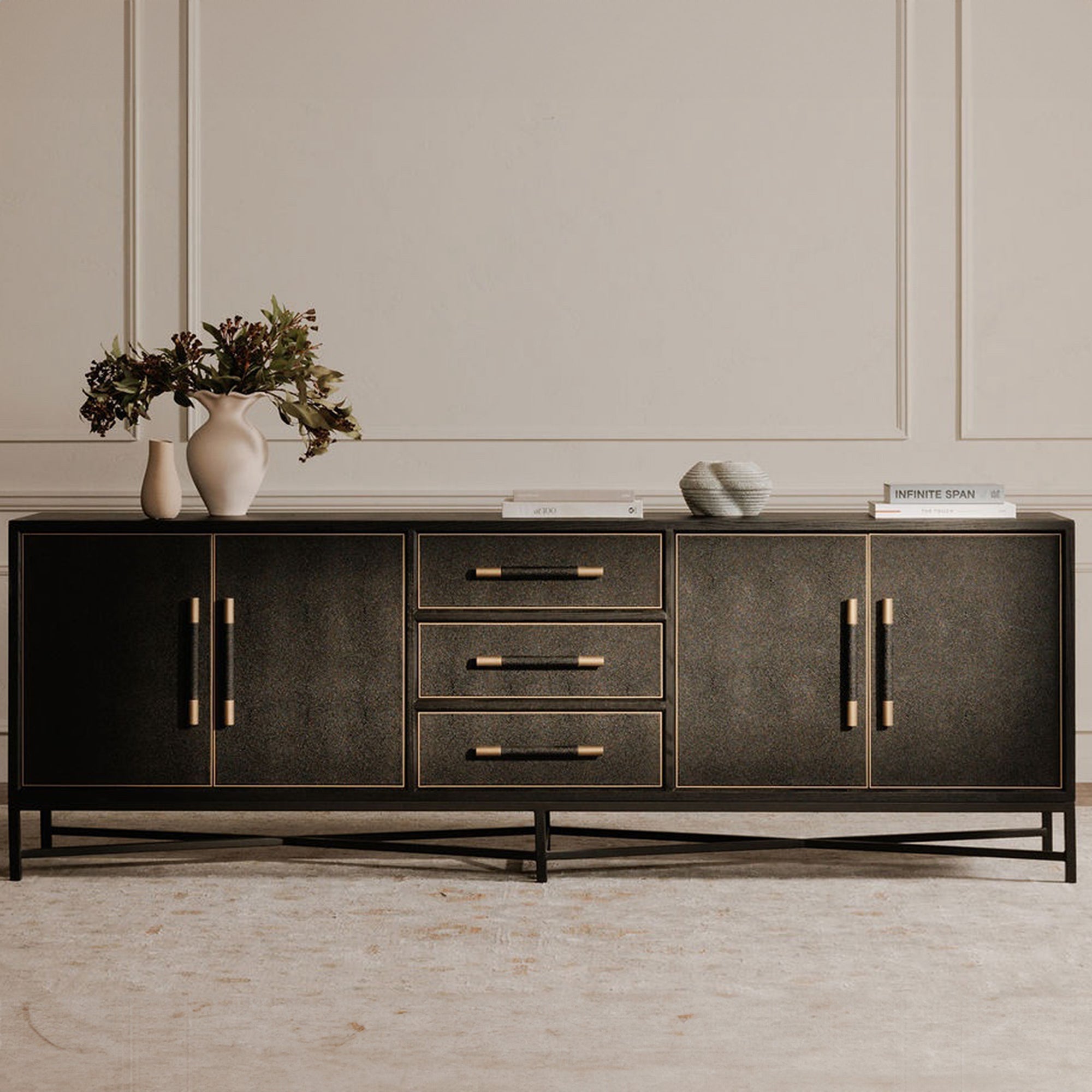 Mako Sideboard Large Black - Central Designs