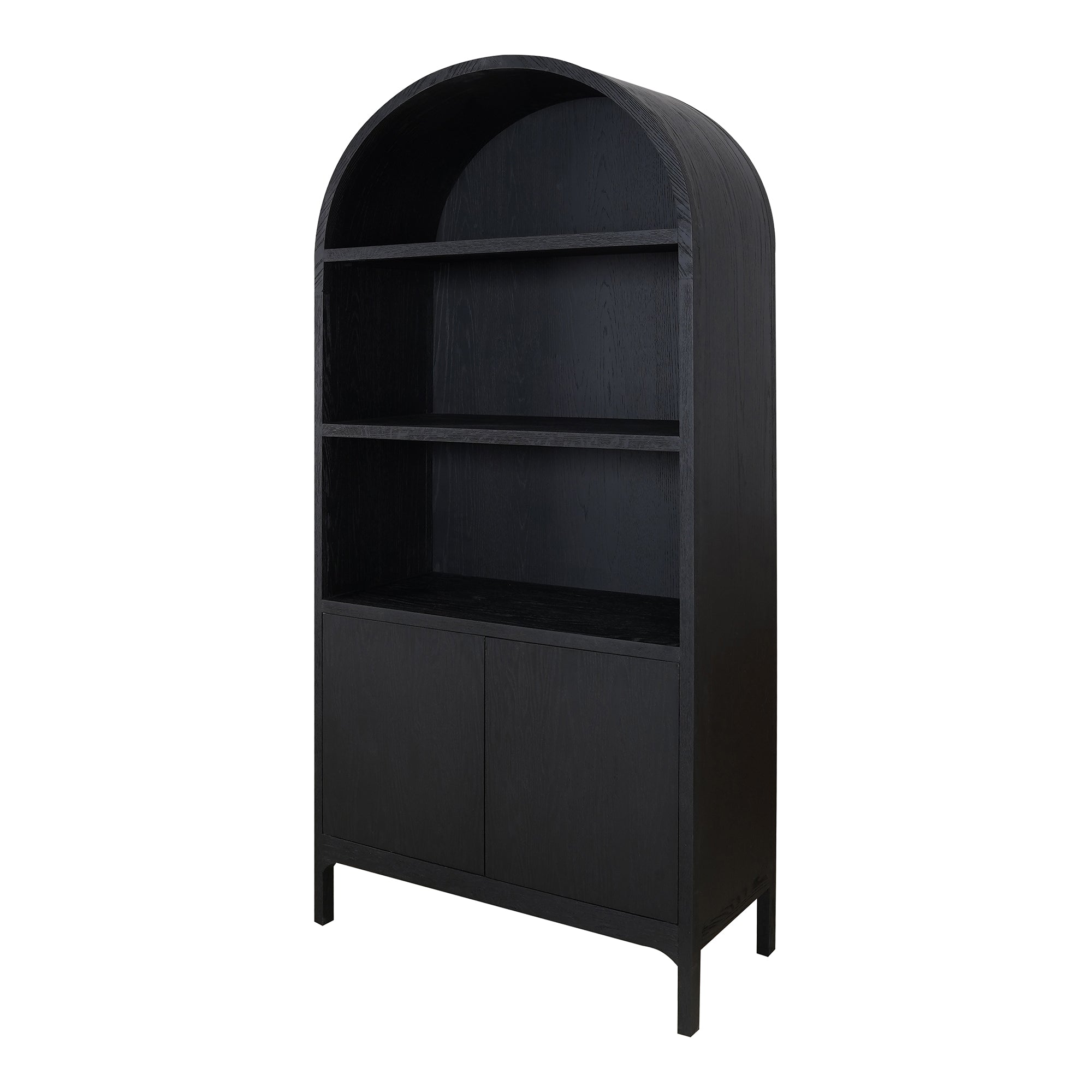 Wilde Display Cabinet Black Oak - Central Designs