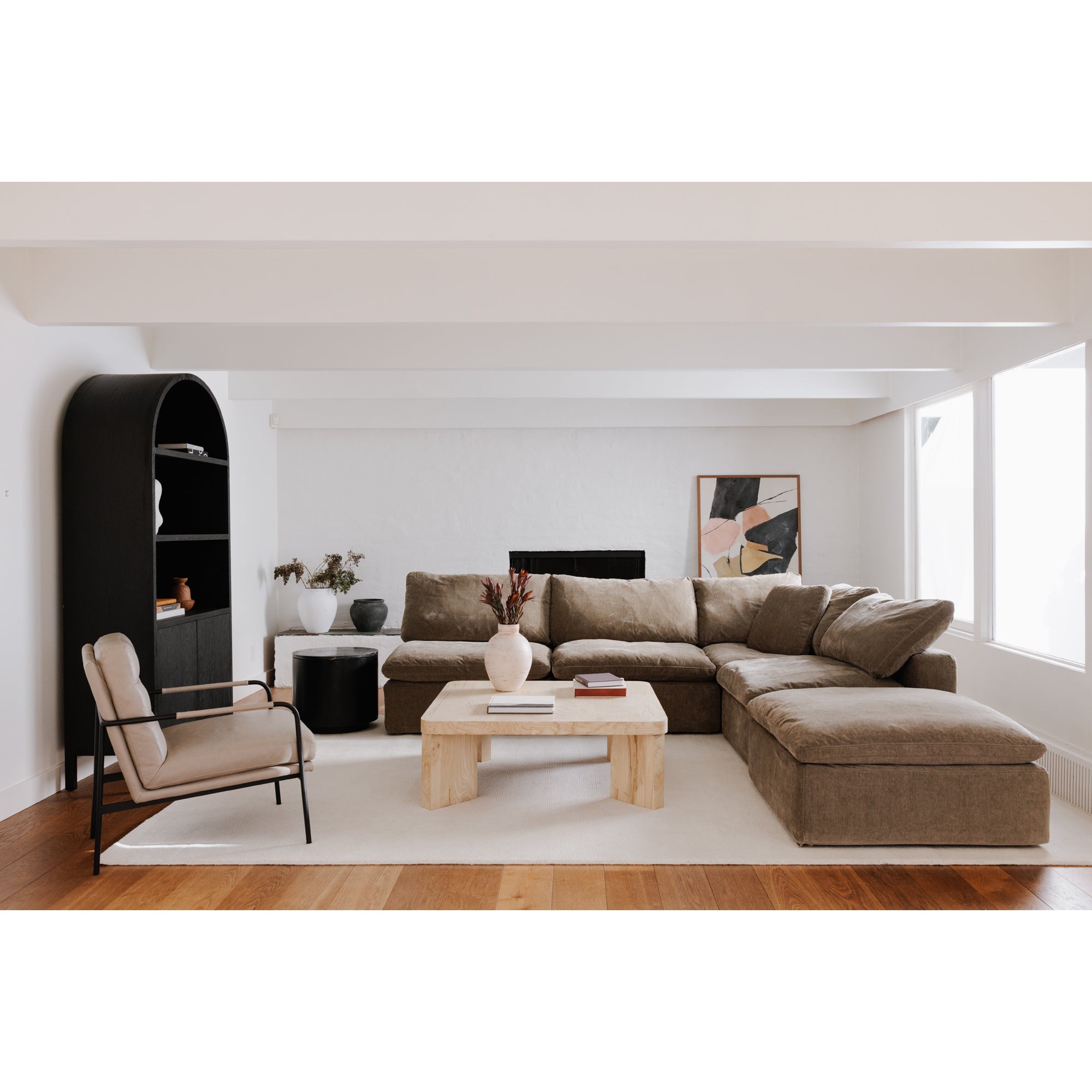 Wilde Display Cabinet Black Oak - Central Designs