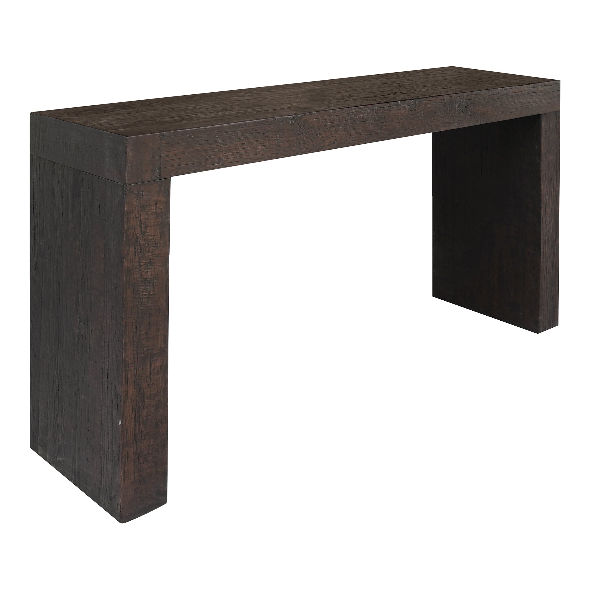 Evander Console Table Rustic Brown - Central Designs