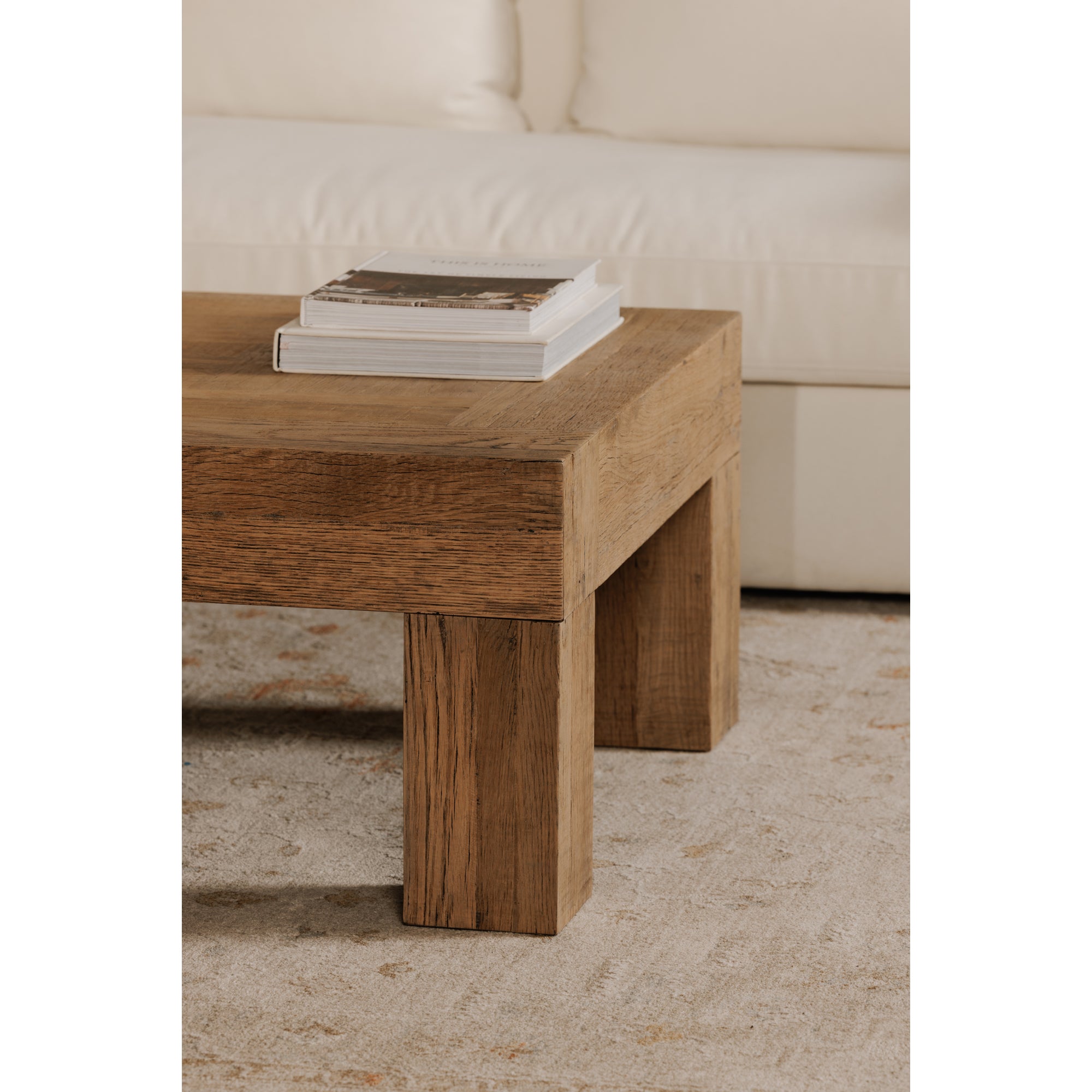 Evander Coffee Table Rectangle Aged Oak - Central Designs