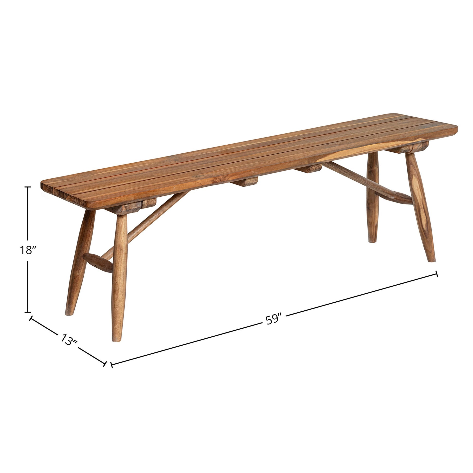 Vineyard Outdoor - Dining Bench - Central Designs