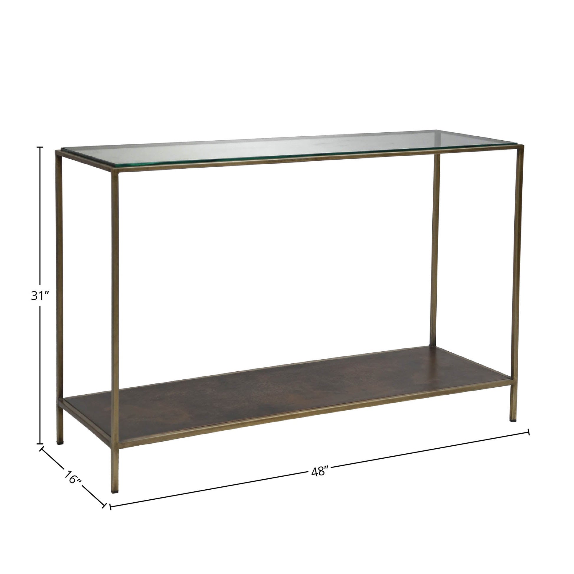 Venus Console Table - Bronze - Central Designs