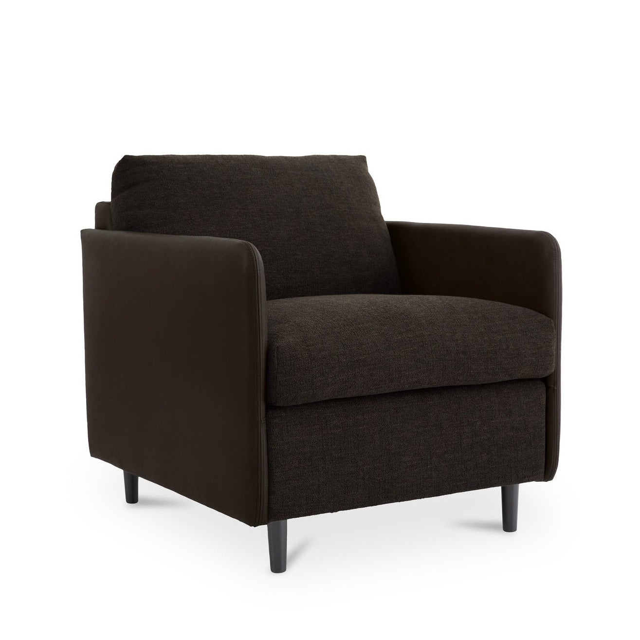 Teller Accent Chair Warm Black - Central Designs