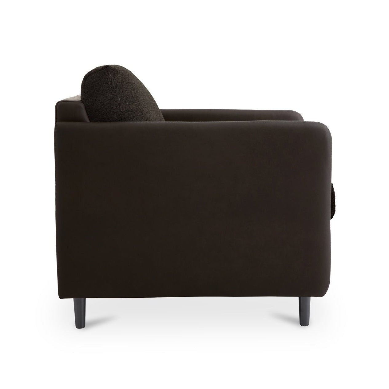 Teller Accent Chair Warm Black - Central Designs