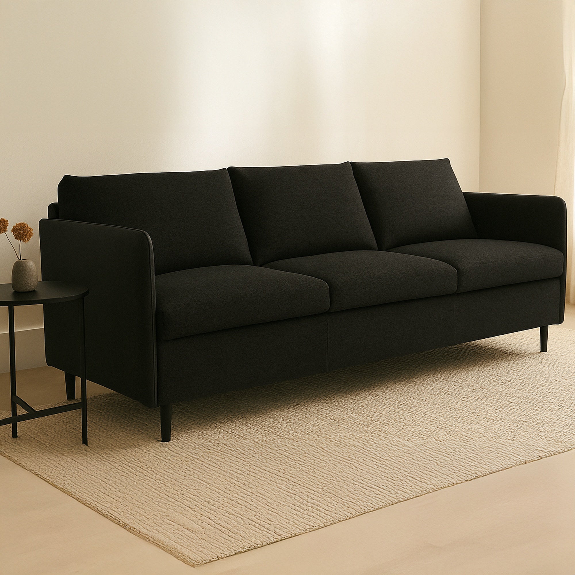 Teller Sofa Warm Black