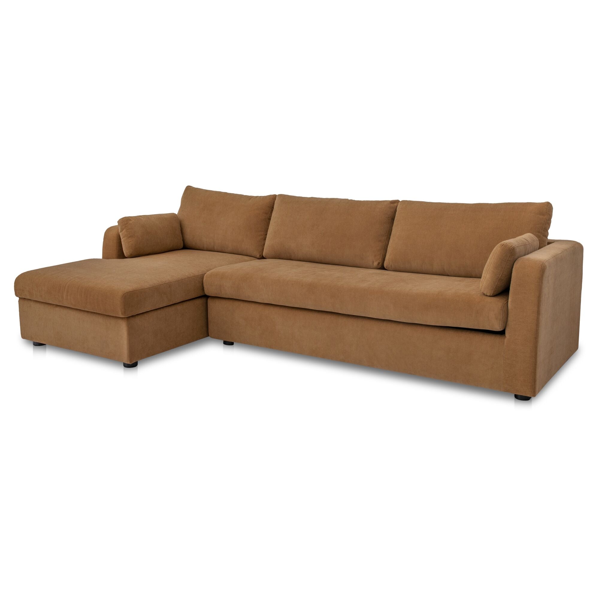 Burrow Sleeper Sectional With Storage Chaise Ginger Left