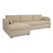 Burrow Sleeper Sectional With Storage Chaise Sand Left