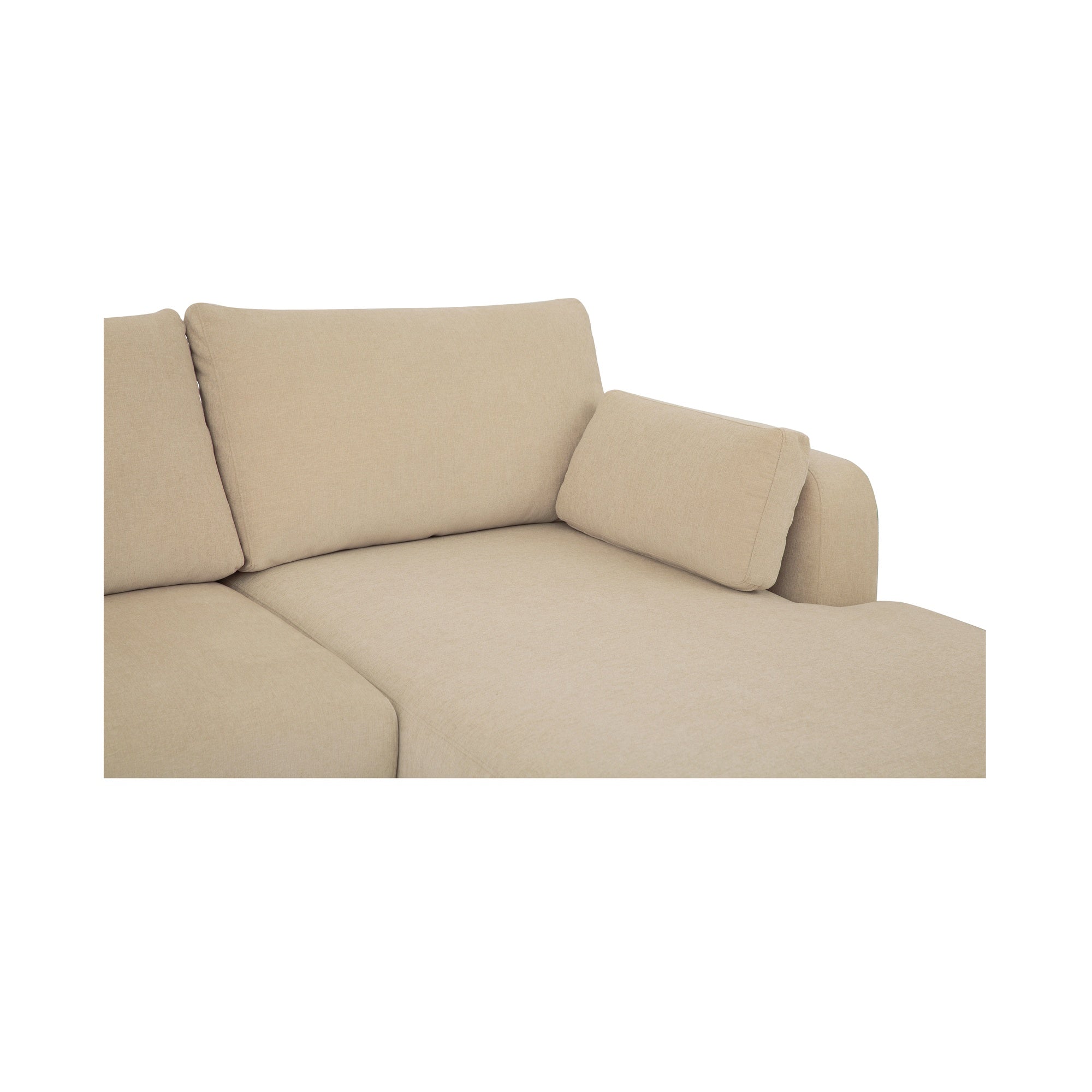 Burrow Sleeper Sectional With Storage Chaise Sand Right