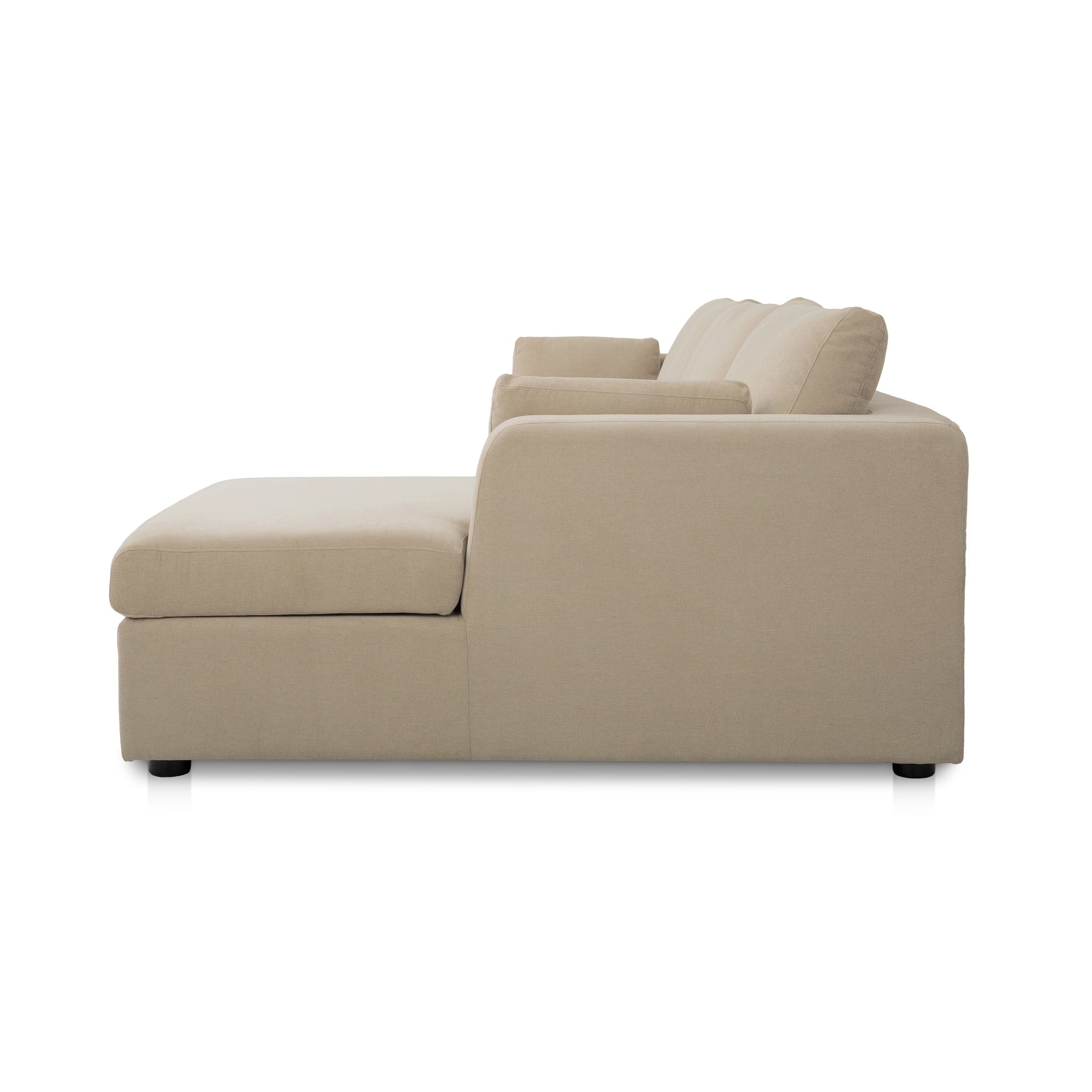 Burrow Sleeper Sectional With Storage Chaise Sand Right