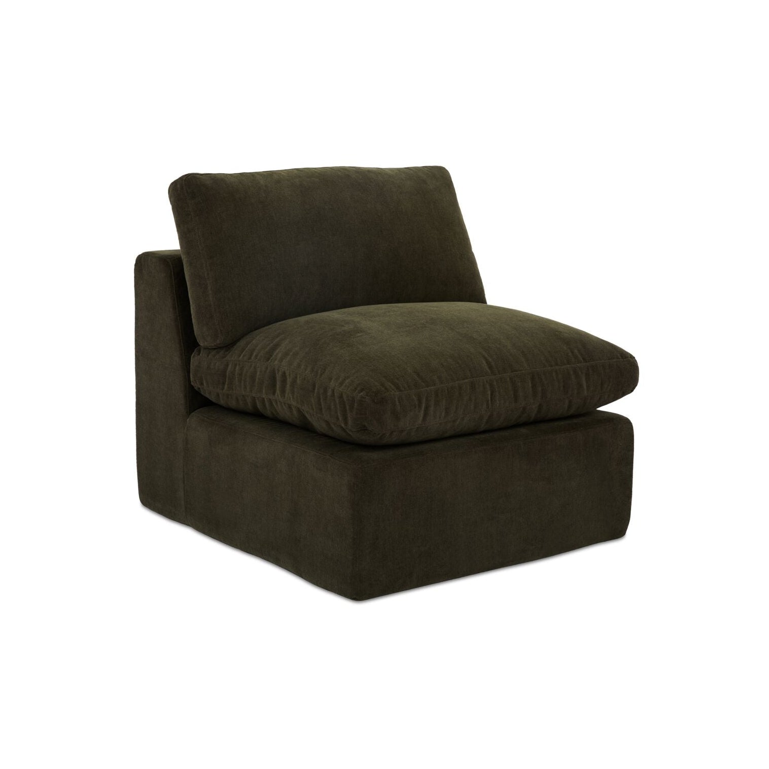 Cates Slipper Chair Dark Green - Central Designs